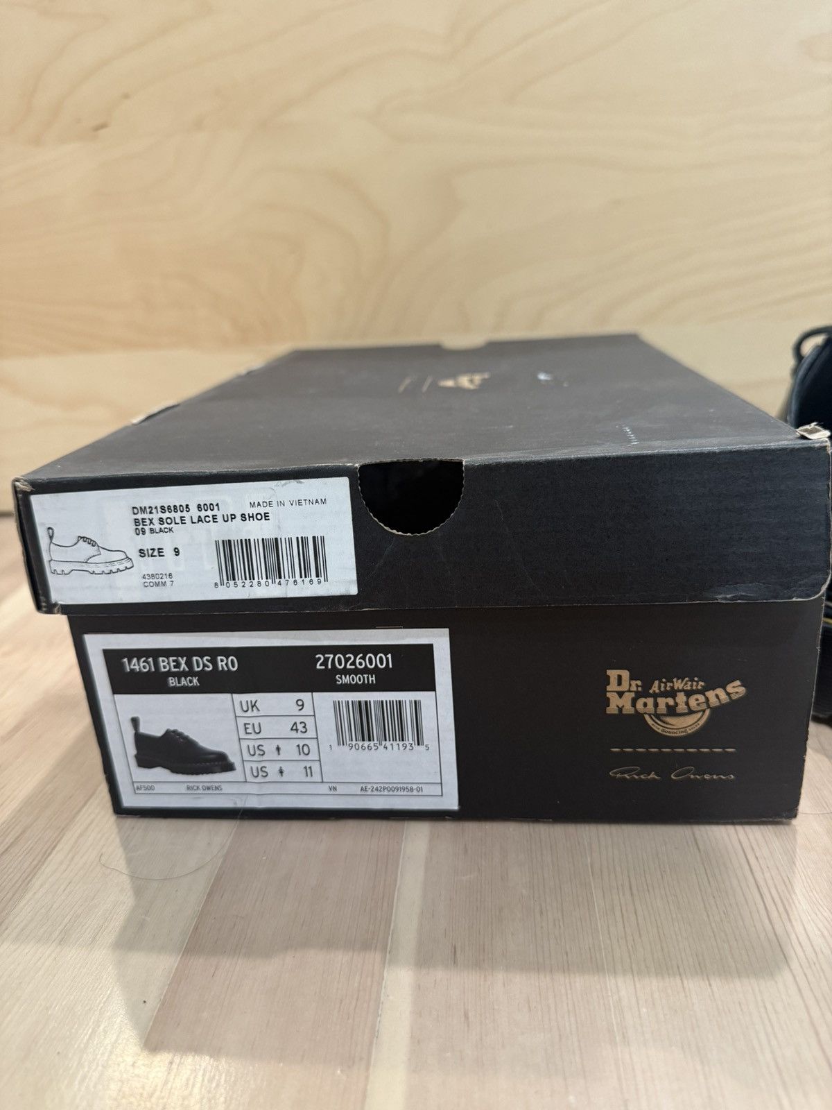 Dr. Martens × Rick Owens Rick Owens dr martin Size US 10 / EU 43 - 4 Thumbnail