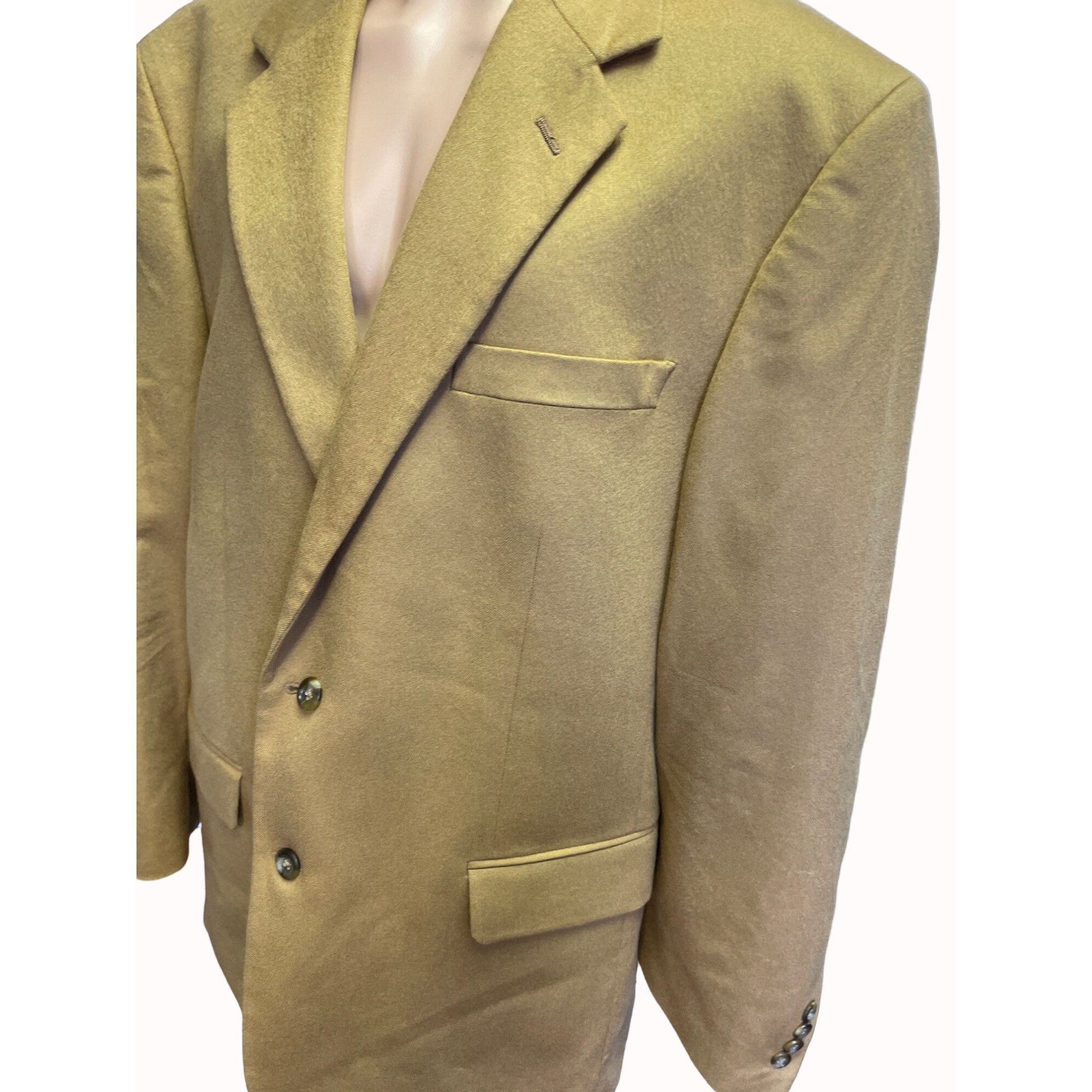 Other Jos A Bank Men's Tan Sports Coat/100% Cashmere Blazer Size 4 Size 44R - 2 Thumbnail