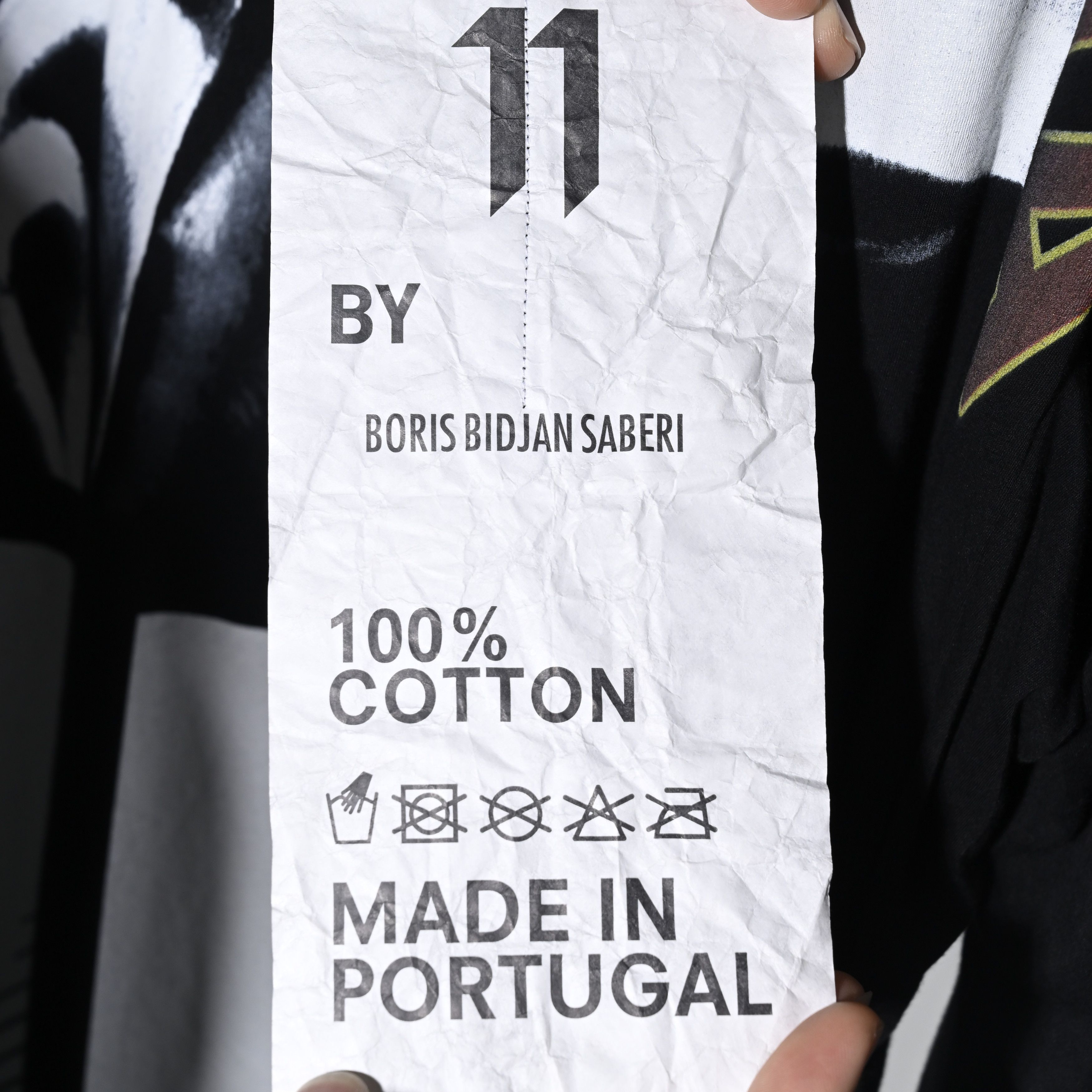 11 By Boris Bidjan Saberi 11 BY BORIS BIDJAN SABERI PRINTED LOGO EMBROIDERED TSHIRT Size US M / EU 48-50 / 2 - 7 Thumbnail