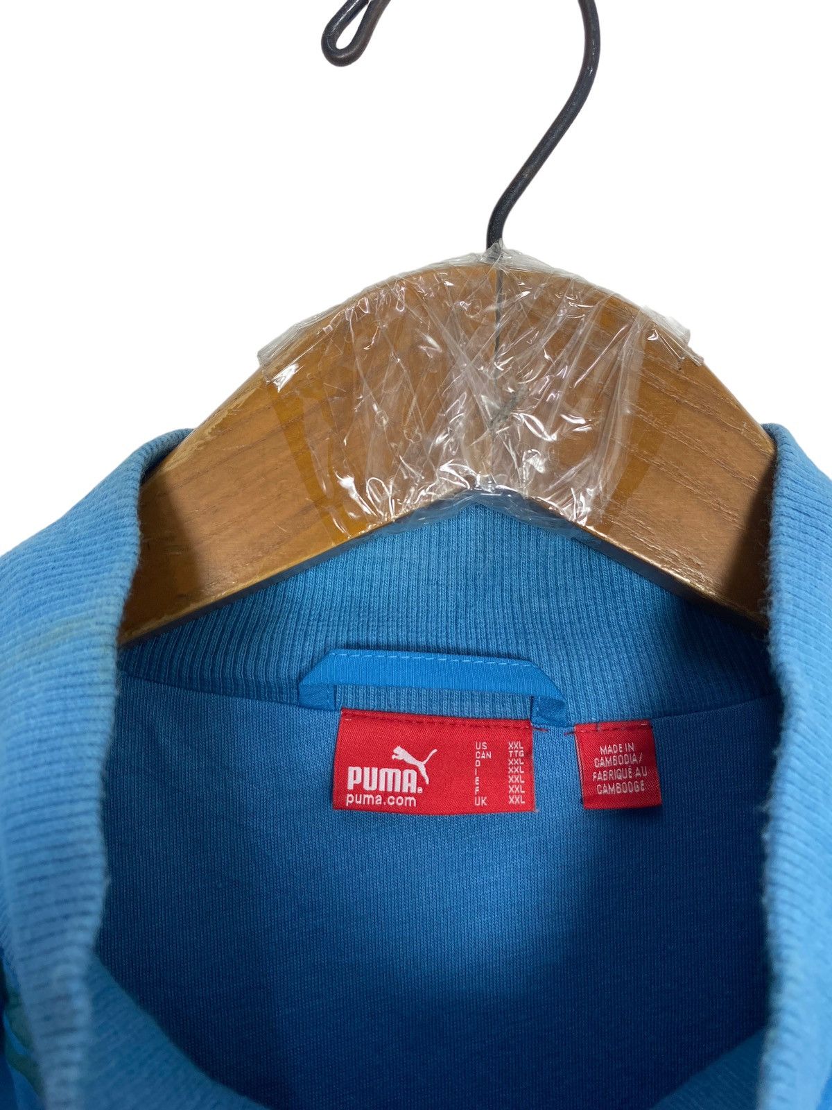 Puma Rare‼️ PUMA ITALY FOOTBALL SOCCER TRACK JACKET Size US XXL / EU 58 / 5 - 8 Thumbnail