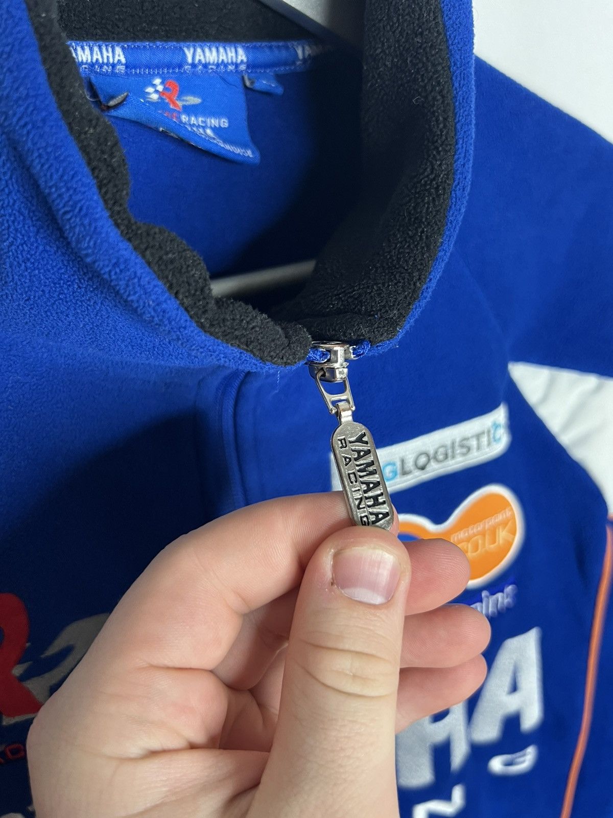 Yamaha Vintage Yamaha Big Logo Full Sponsors Fleece Full Zip Jacket Size US XS / EU 42 / 0 - 13 Thumbnail