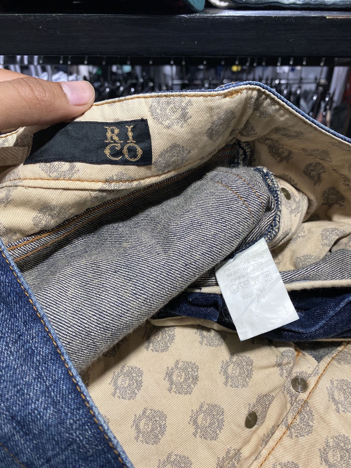 Japanese Brand Flare Jeans Rico Japan Low Rise Boot Cut Zipped Size US 32 / EU 48 - 5 Thumbnail