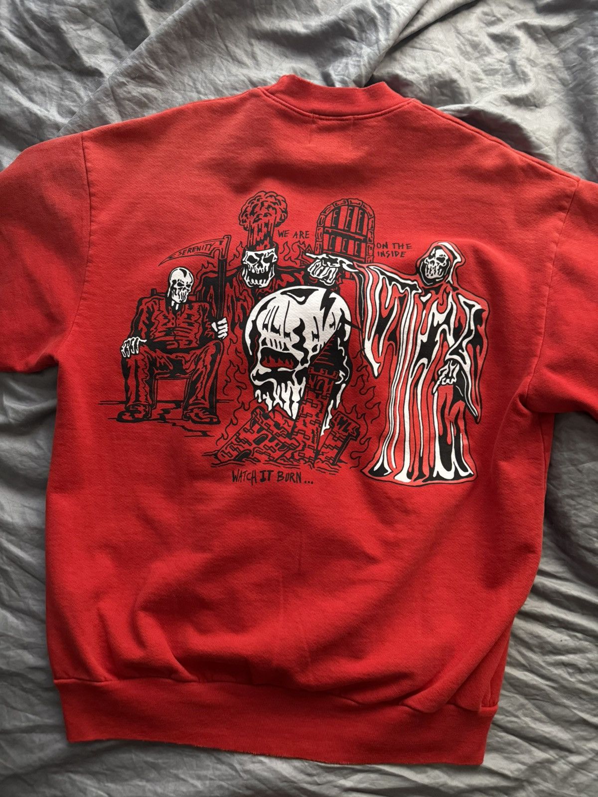 Warren Lotas Warren Lotas ‘Watch It Burn’ Crewneck Size US L / EU 52-54 / 3 - 1 Thumbnail