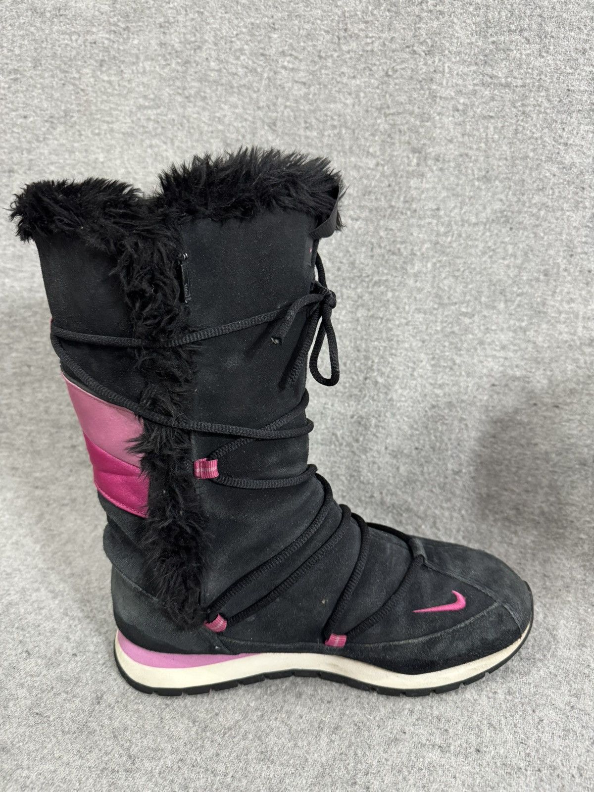 Nike Nike Winter Suede Faux Fur Boots Japan Y2K Trim 40,5 Size US 9 / IT 39 - 3 Thumbnail