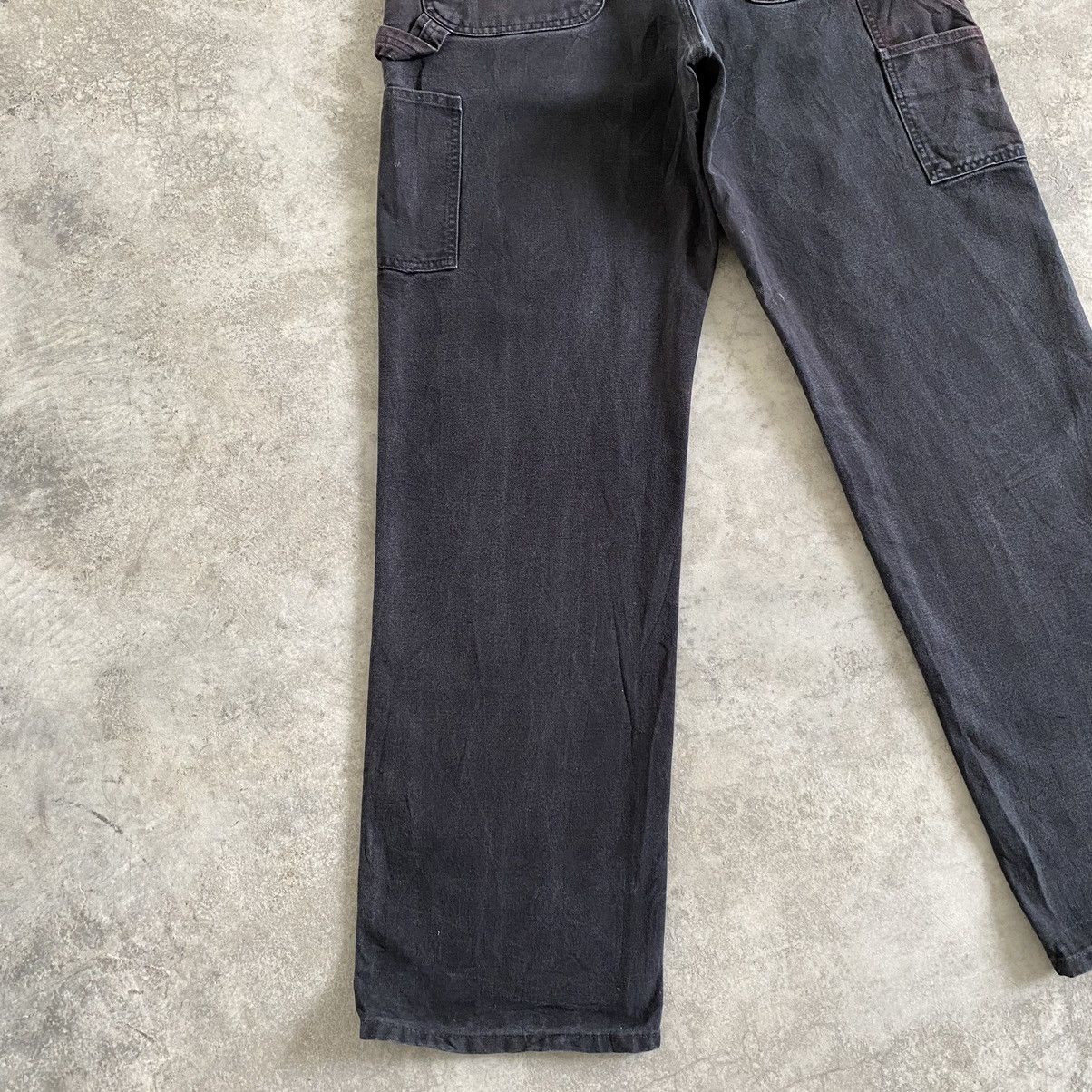 Carhartt Trashed VTG Carhartt Faded Dirty Carpenter Workwear Pants Size US 33 - 18 Thumbnail