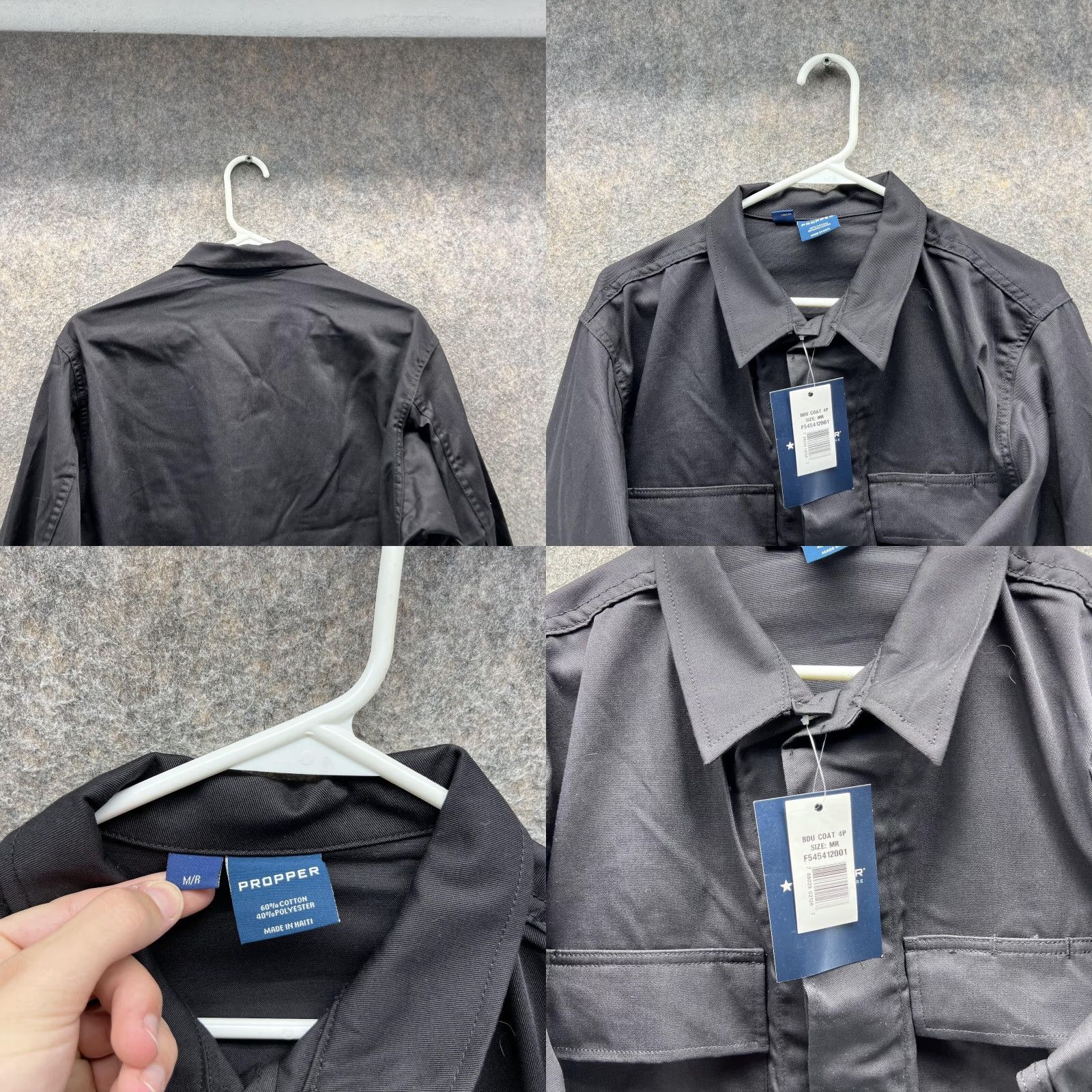Propper Propper Jacket Men M Black Button Down Military Jacket Size US M / EU 48-50 / 2 - 8 Thumbnail