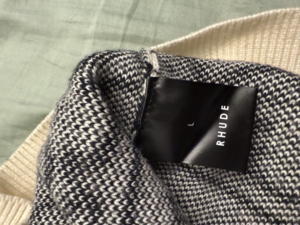 Rhude Rhude white Jacquard Sweat Size US L / EU 52-54 / 3 - 4 Thumbnail