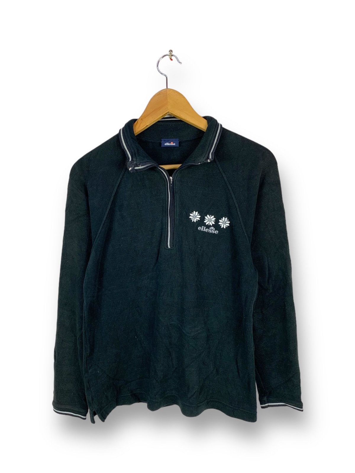 Ellesse Steals! Vintage 90s Ellesse Halfzip Sweater Size M / US 6-8 / IT 42-44 - 1 Thumbnail
