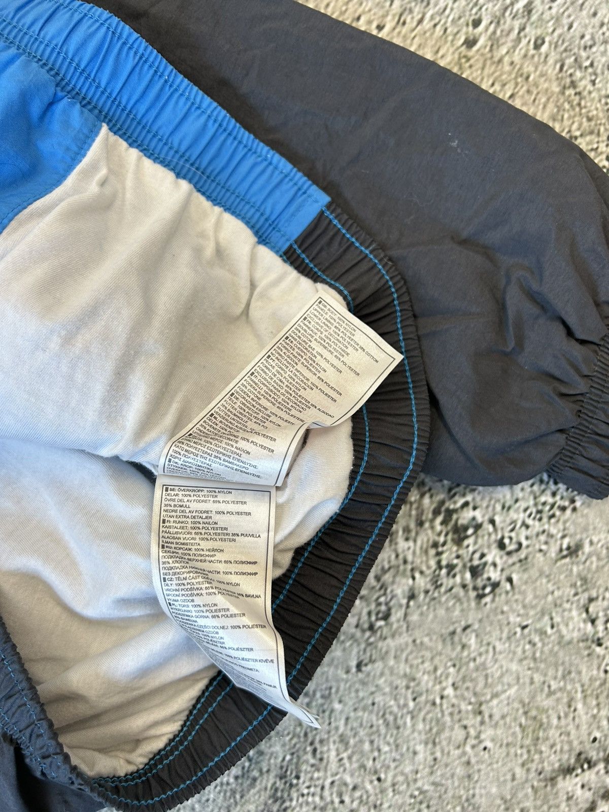 Nike × Vintage Nike track jacket nylon baby blue white vintage drill Y2K TN Size US M / EU 48-50 / 2 - 8 Thumbnail