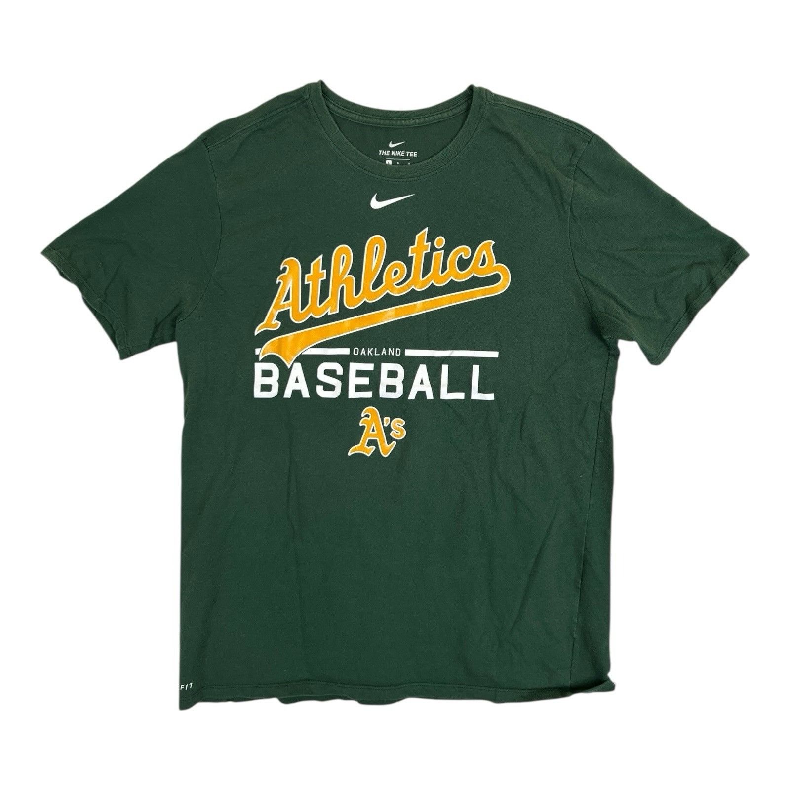 Nike Nike Oakland Athletics Dri Fit T-Shirt Size Large Center Swo Size US L / EU 52-54 / 3 - 1 Thumbnail