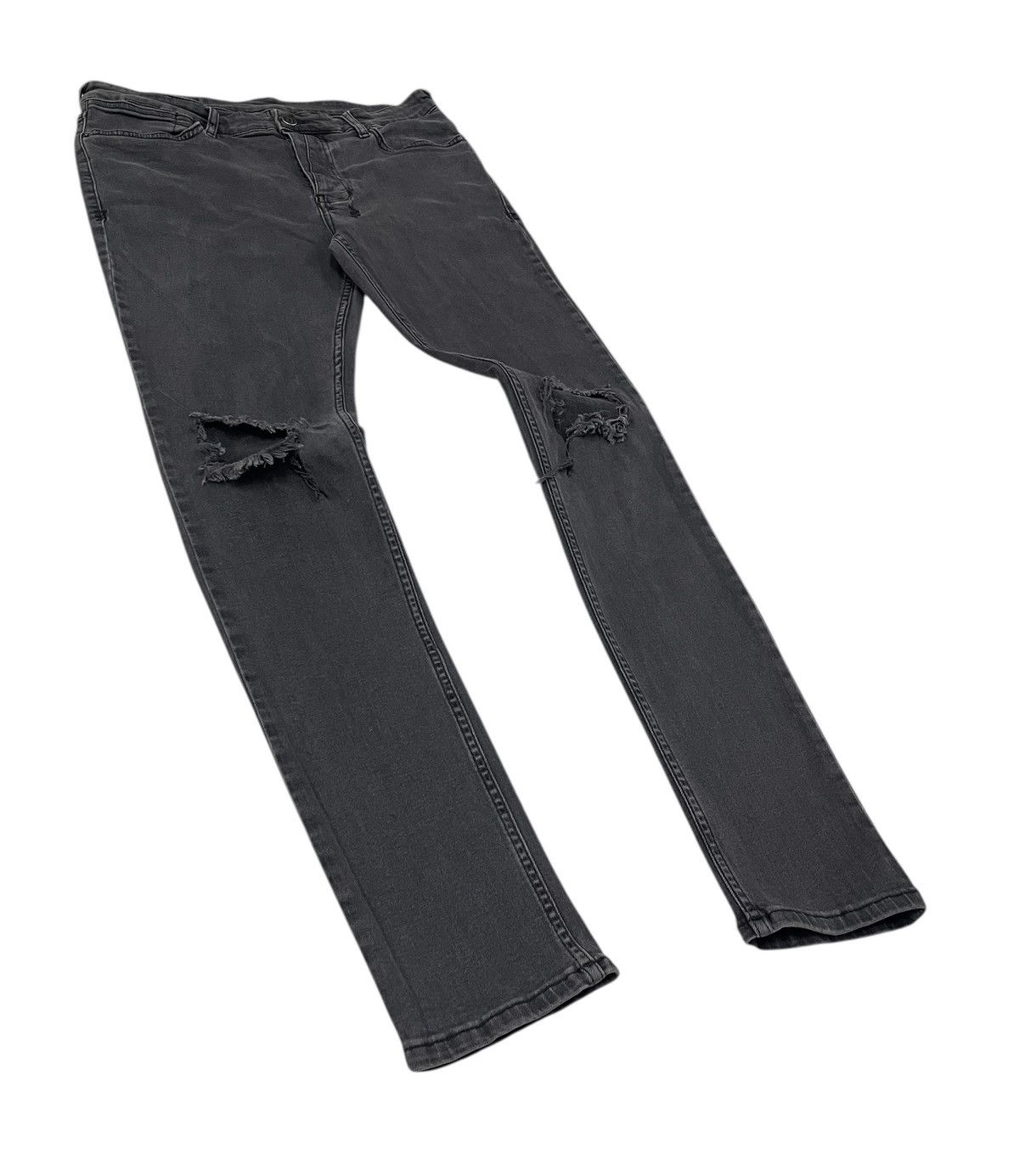 Ksubi Ksubi Skinny Jeans Faded Black Size US 31 - 3 Thumbnail