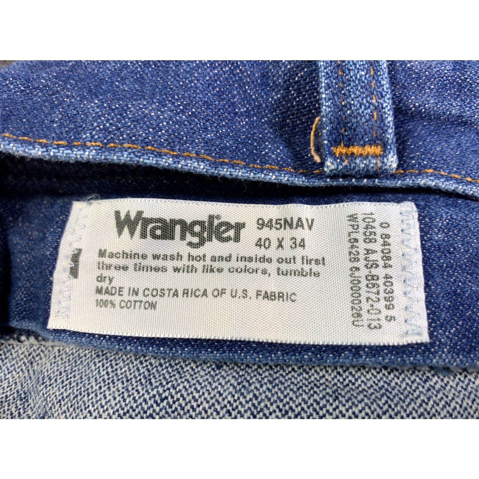 Wrangler VINTAGE Wrangler Cowboy Straight Jeans Mens Blue 38x30.5 Size US 38 / EU 54 - 6 Thumbnail
