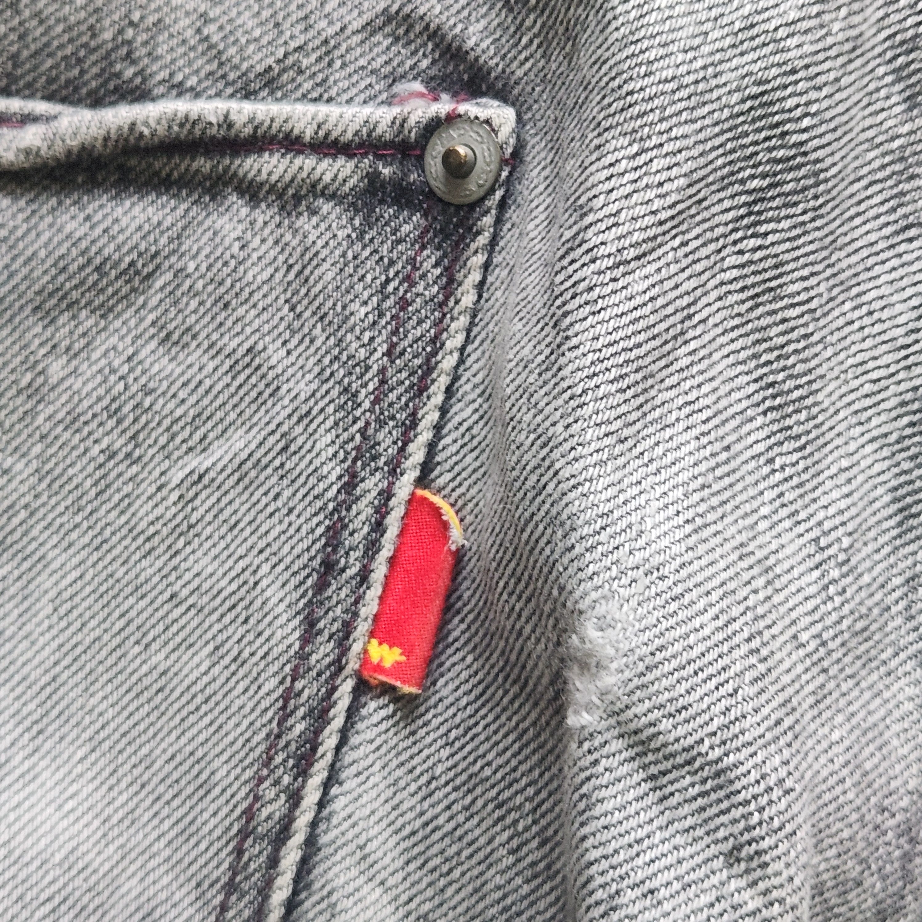 Wtaps WTAPS Dirty Trouser Denim Distressed Redline Selvedge Jeans Size US 36 / EU 52 - 14 Thumbnail