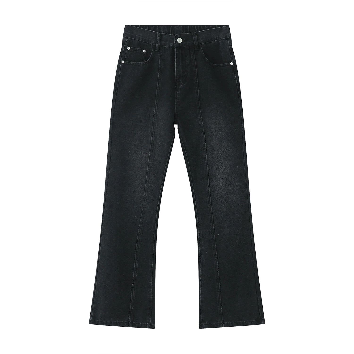 Jean Japanese retro distressed elastic waist casual jeans Size US 32 / EU 48 - 5 Thumbnail