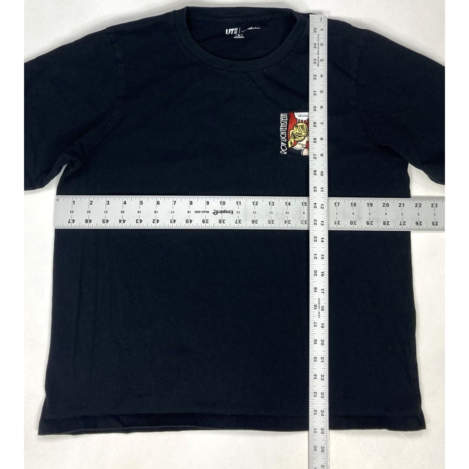 Uniqlo Uniqlo T-Shirt Women XL Black - Roy Lichtenstein Art Graphic Crew Neck Short Sleeve Pullover Casual Basic Shirt Size XL / US 12-14 / IT 48-50 - 6 Thumbnail