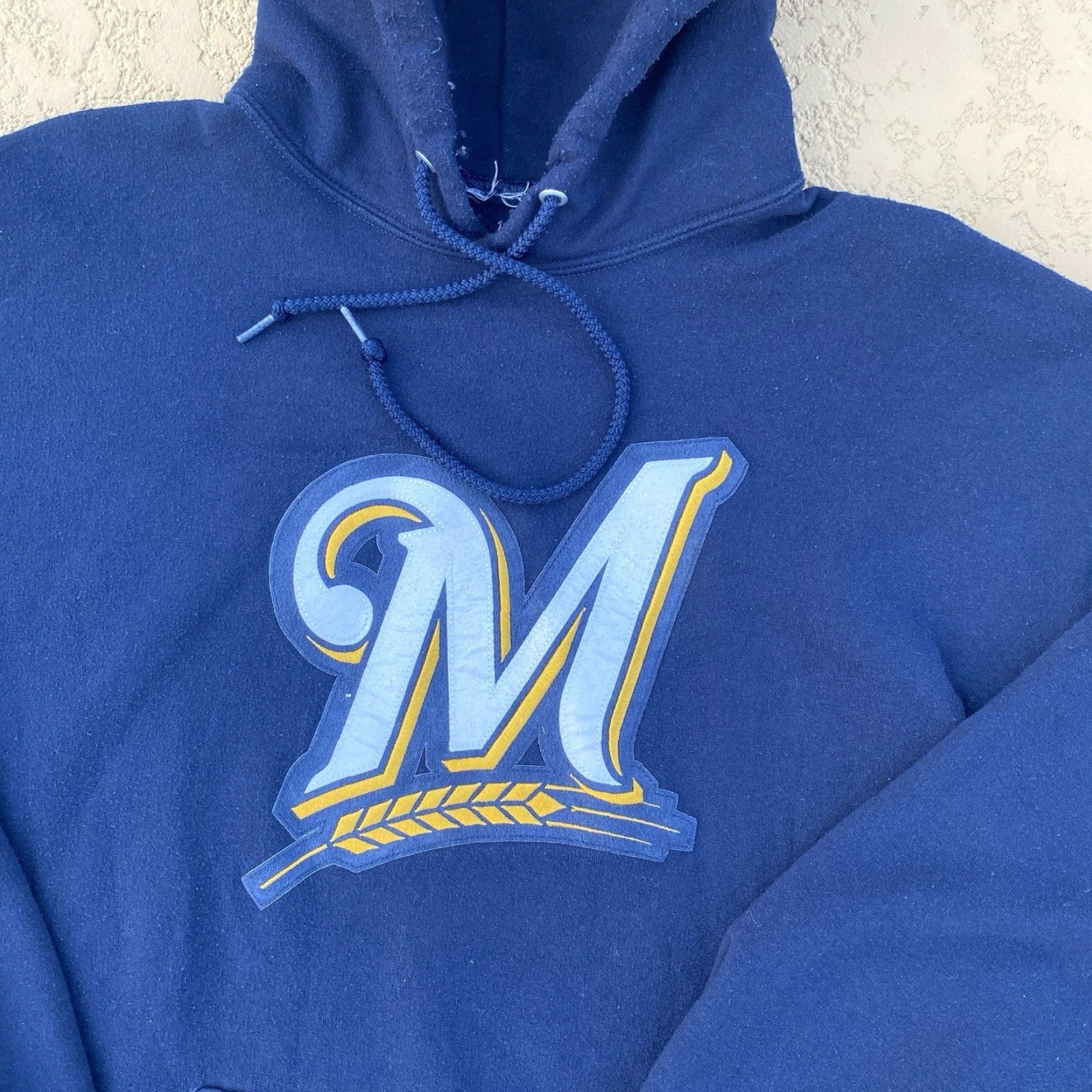 Vintage VINTAGE Milwaukee Brewers Hoodie Mens XL Sweatshirt Baseball Size US XL / EU 56 / 4 - 2 Thumbnail