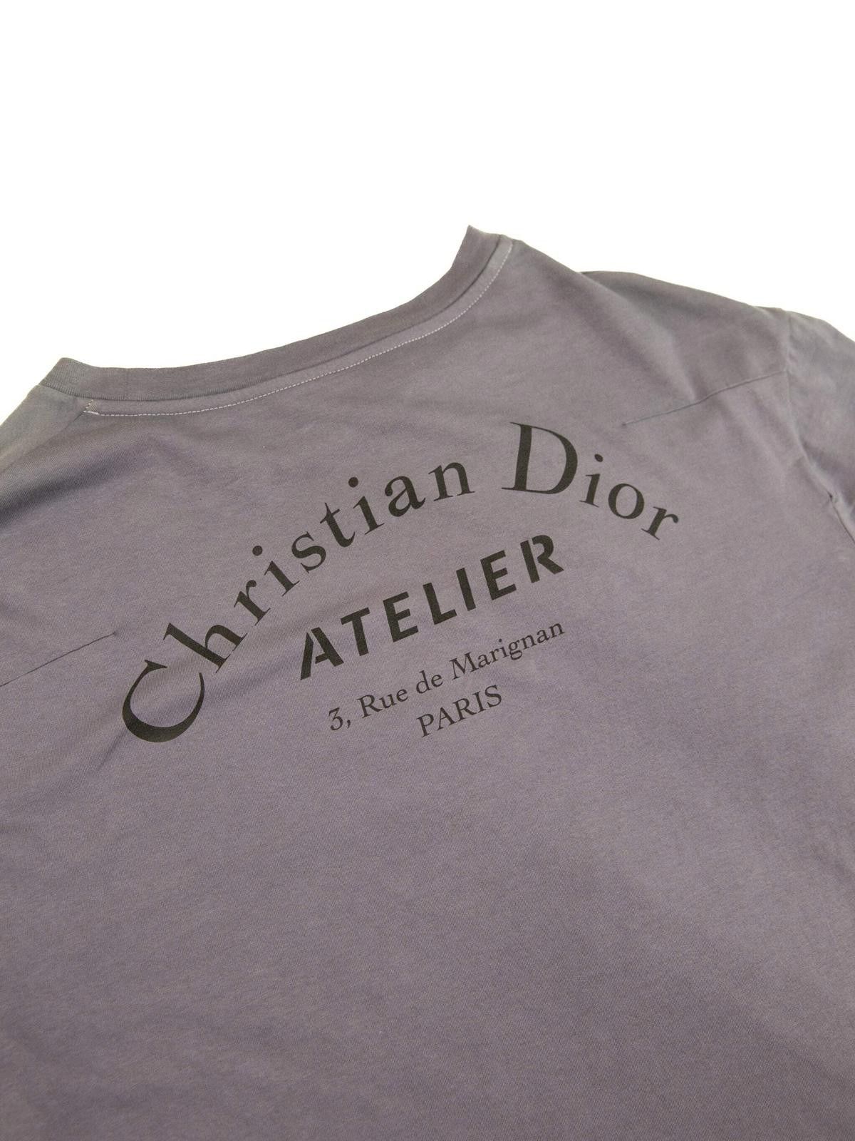 Dior Dior Mens Atelier Purple Dyed T-Shirt X-Small Purple Size US XS / EU 42 / 0 - 5 Thumbnail
