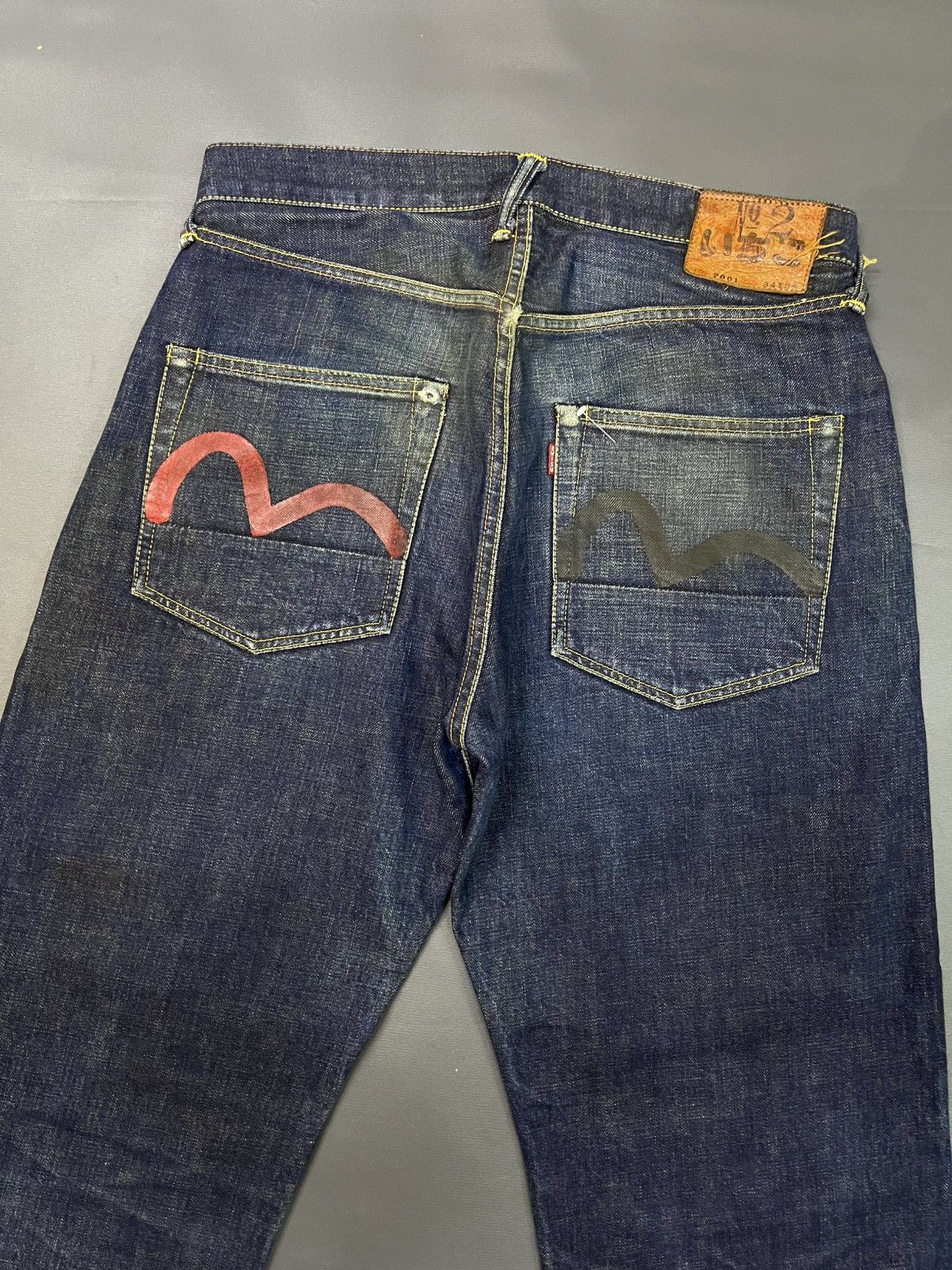 Evisu × Japanese Brand RARE Evisu Special Edition No.2 Selvedge Denim Jeans Size US 34 / EU 50 - 5 Thumbnail