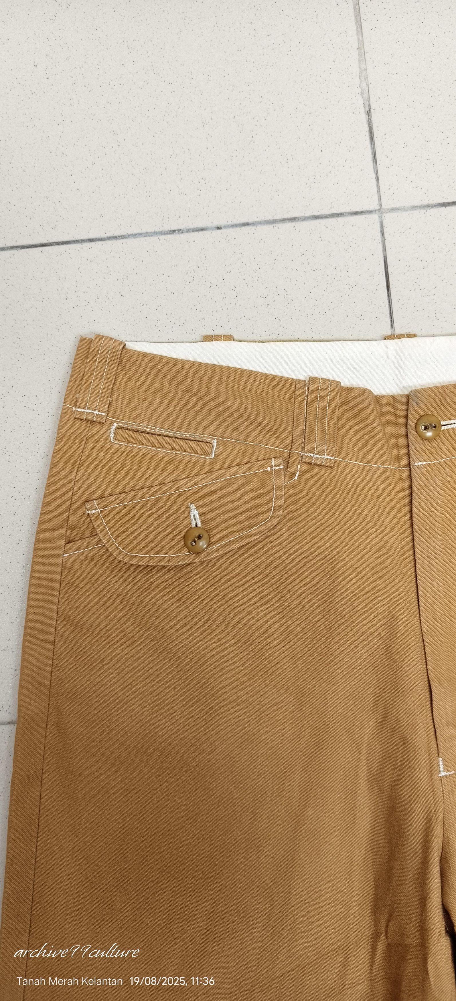 Japanese Brand Archive M Sixteen M-16 Cotton duck hunting trousers Size US 32 / EU 48 - 10 Thumbnail