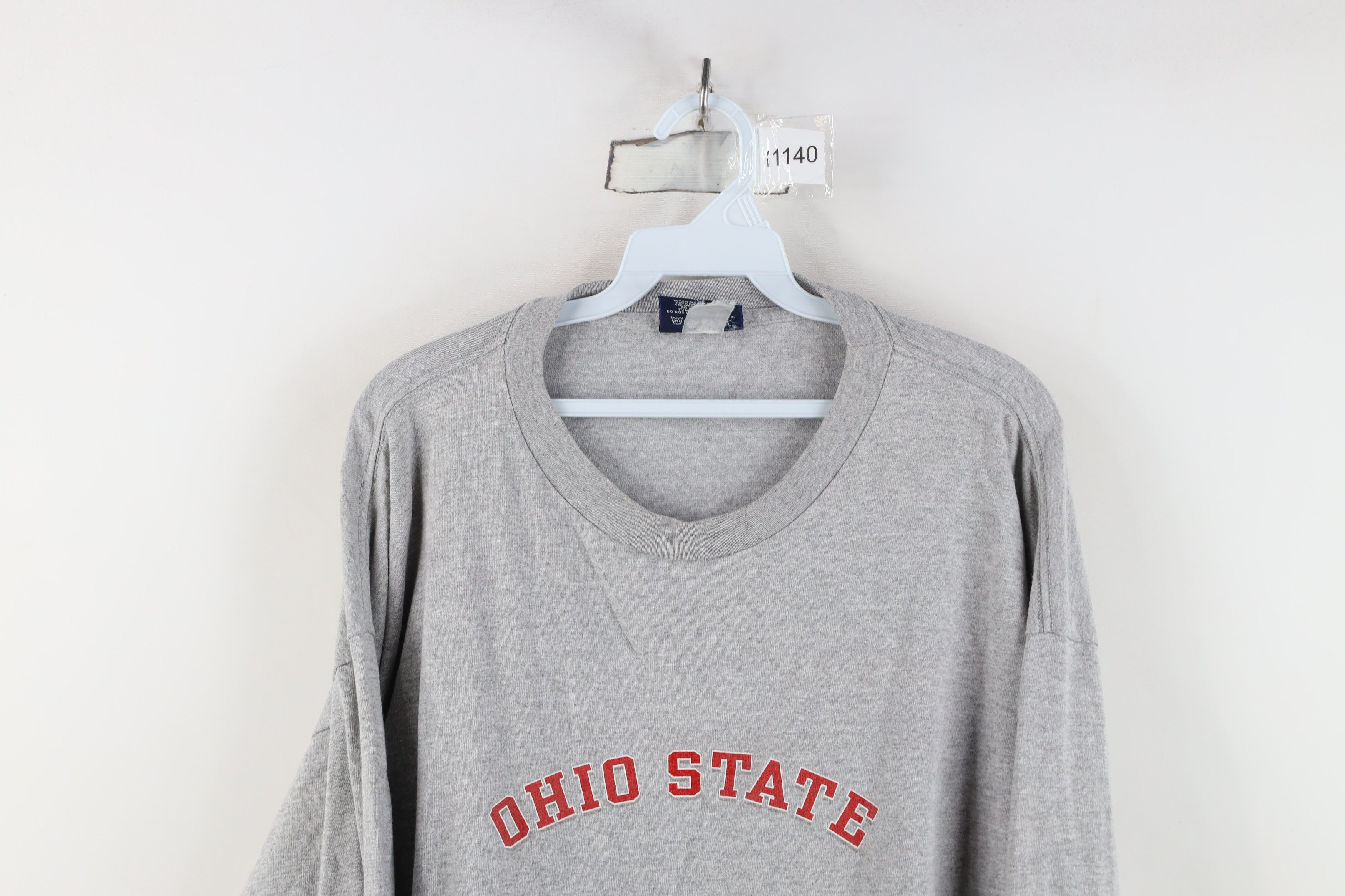 Vintage Vintage 90s Ohio State University Long Sleeve T-Shirt USA Size US XL / EU 56 / 4 - 2 Thumbnail