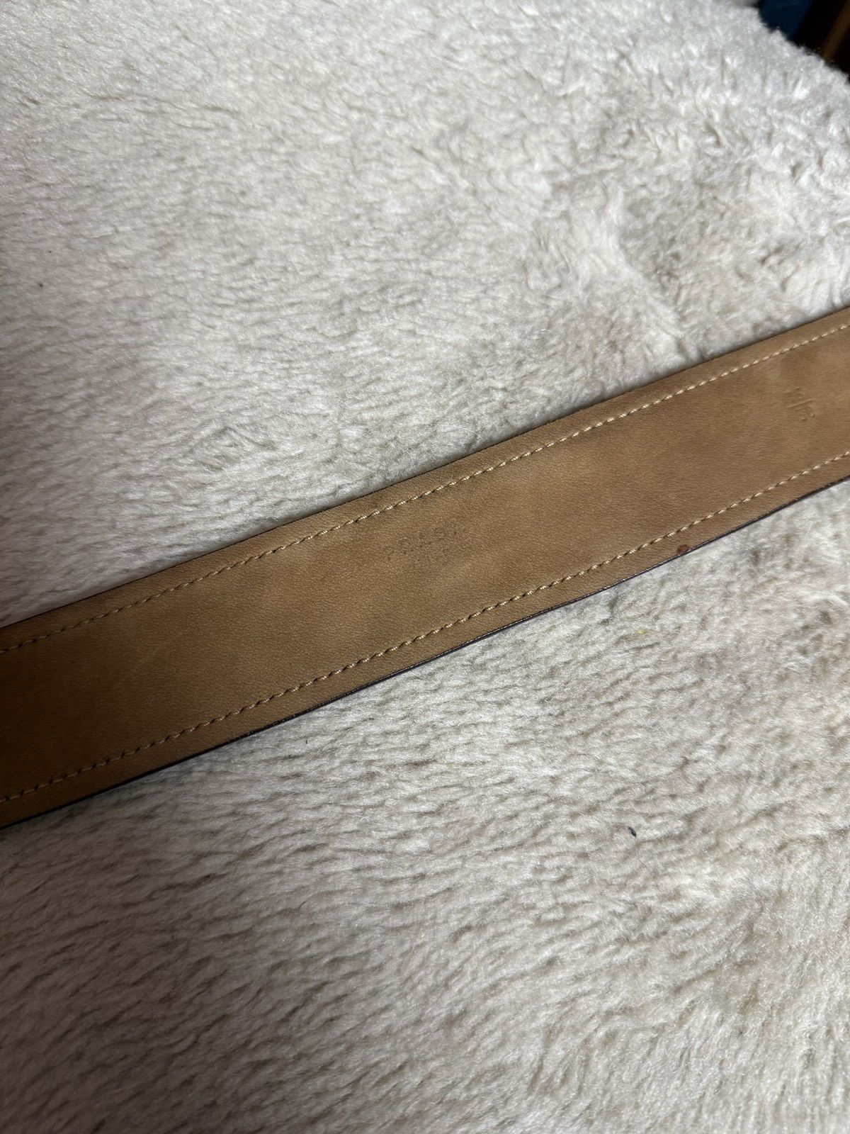 Prada PRADA Leather Metal Logo Belt y2k Size ONE SIZE - 7 Thumbnail