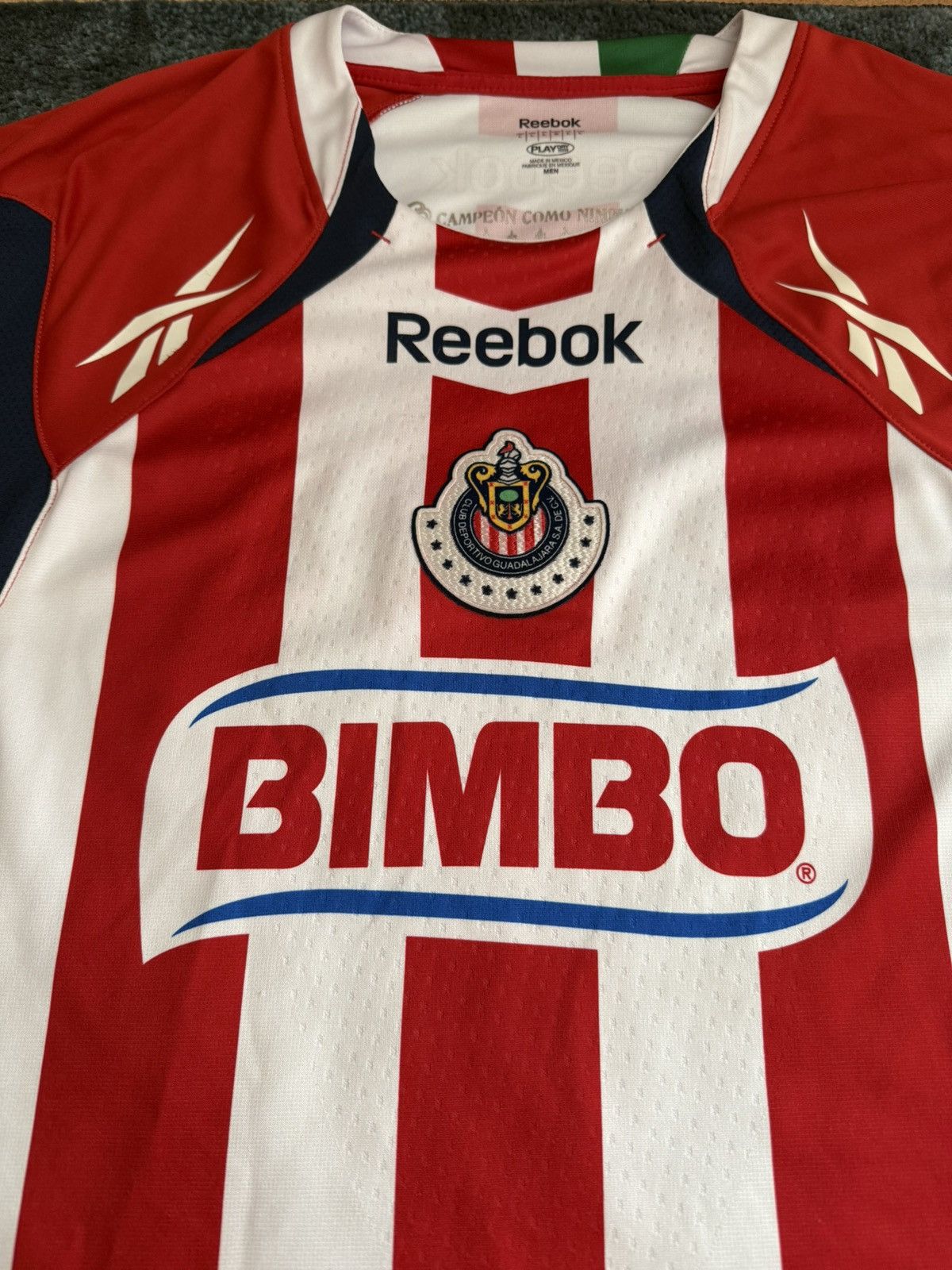Reebok Vintage Chivas de Guadalajara Mexico Soccer Reebok Jersey Size US L / EU 52-54 / 3 - 3 Thumbnail
