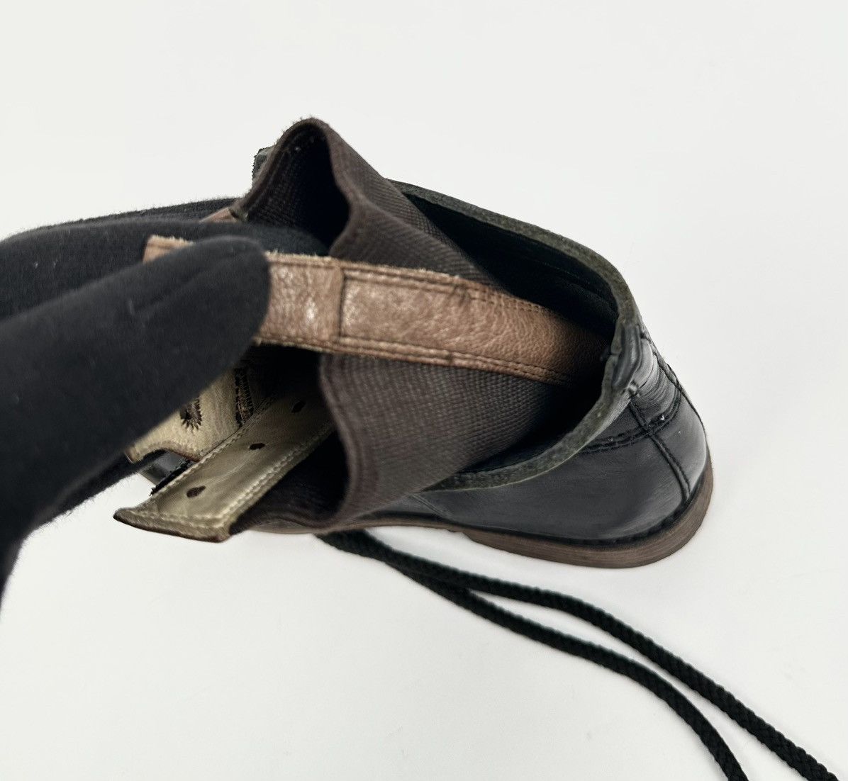 Number (N)ine Number (N)ine S/S08 “Birds” Double Layered Boots