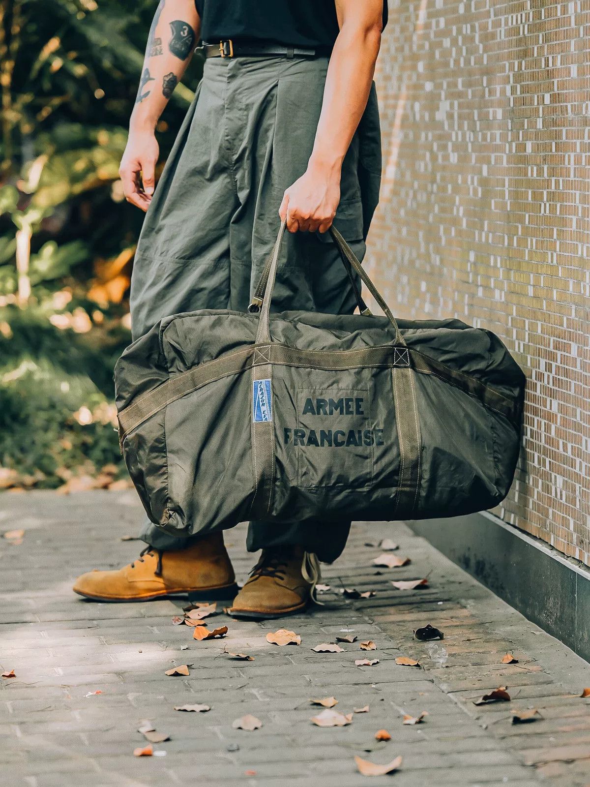Other Vintage French Air Force Parachute Nylon Bag Size ONE SIZE - 1 Thumbnail
