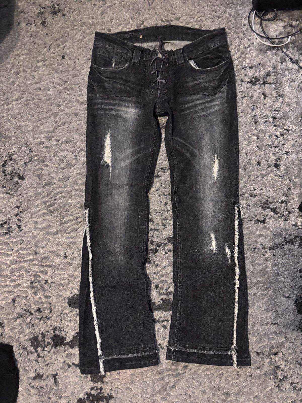 Tornado Mart Lace up Japanese brand Bootcut Size US 28 / EU 44 - 1 Thumbnail