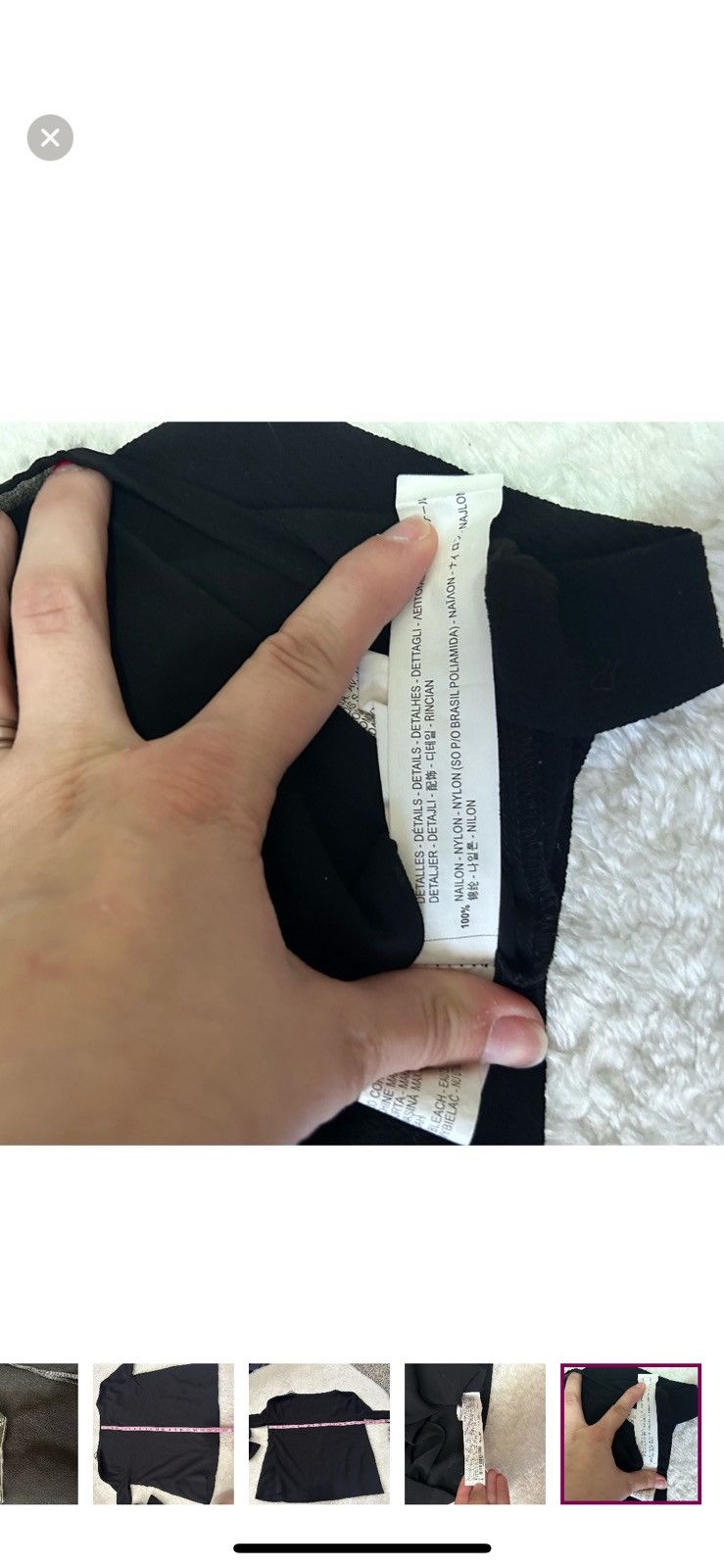 Zara Zara trafaluc women’s medium black blouse Size M / US 6-8 / IT 42-44 - 7 Thumbnail