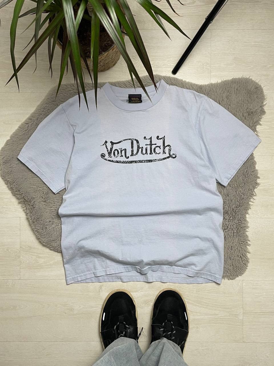Vintage × Von Dutch Von Dutch Vintage T-shirt Big Center Logo Y2k Size US S / EU 44-46 / 1 - 1 Thumbnail