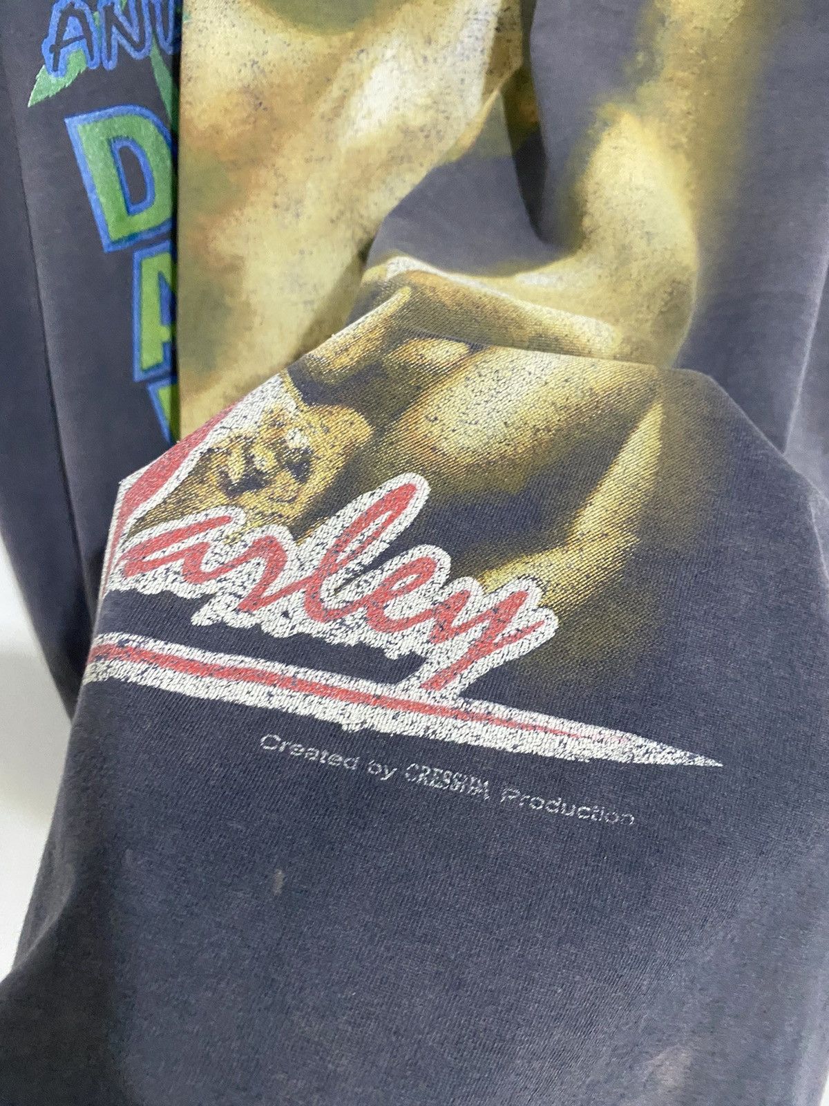 Band Tees Vintage Bobmarley Raptee Disstressed Tee Size US L / EU 52-54 / 3 - 5 Thumbnail
