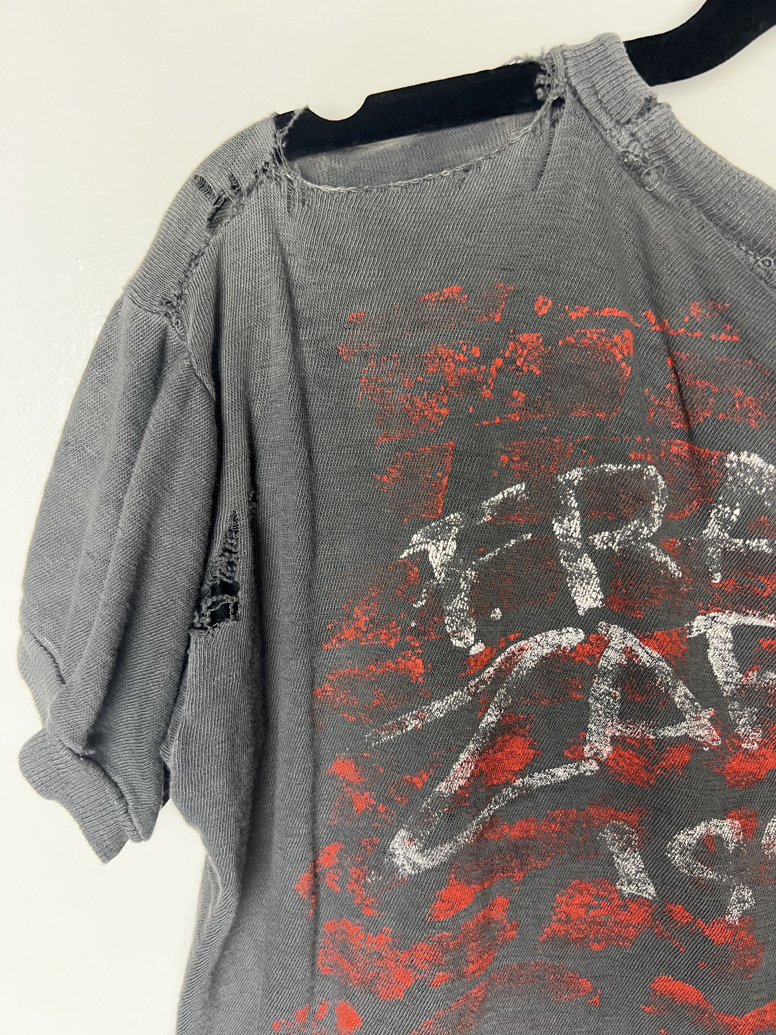 Vintage Vintage 1980's Frank Zappa Double Sided Concert T-Shirt Size US S / EU 44-46 / 1 - 14 Thumbnail