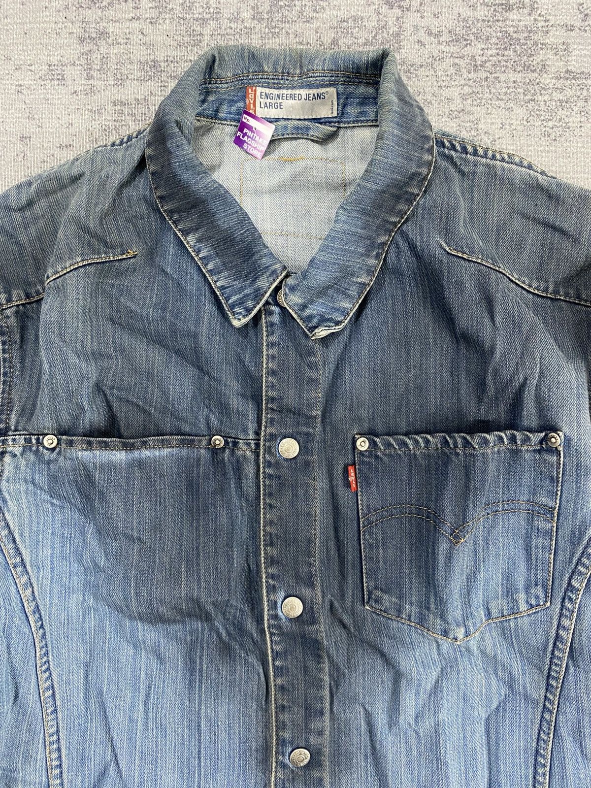 Levi's Vintage Clothing Levis engineered wash jacket hype jacket Size US L / EU 52-54 / 3 - 3 Thumbnail