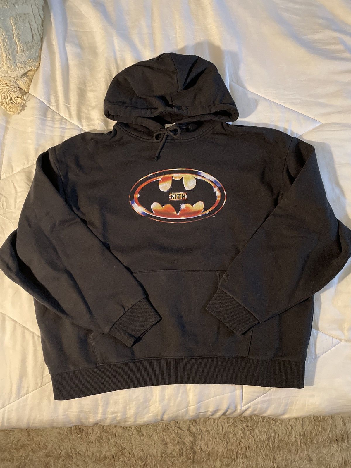 Kith Kith x Batman Classic Batman Logo Hoodie Size US XXL / EU 58 / 5 - 1 Thumbnail