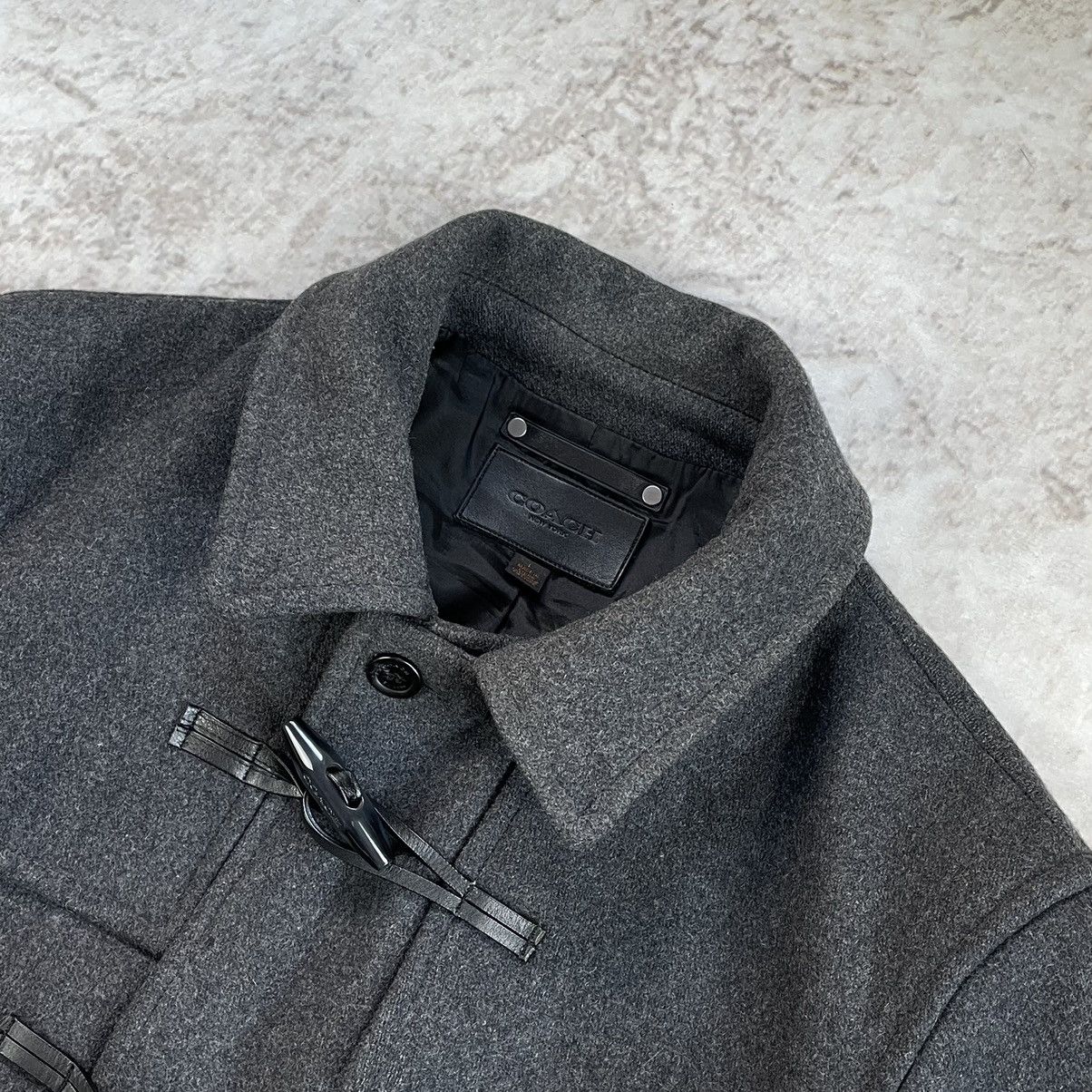 Coach Coach New York Wool Grey Perfect Heavy Duffle Pea Coat Size US L / EU 52-54 / 3 - 8 Thumbnail