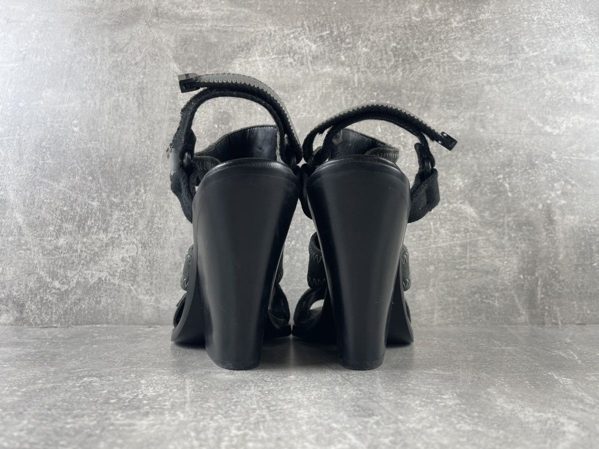 Diesel Diesel Platform Wedge Avant-Garde Star Logo Straps Sandals Size US 10 / IT 40 - 6 Thumbnail