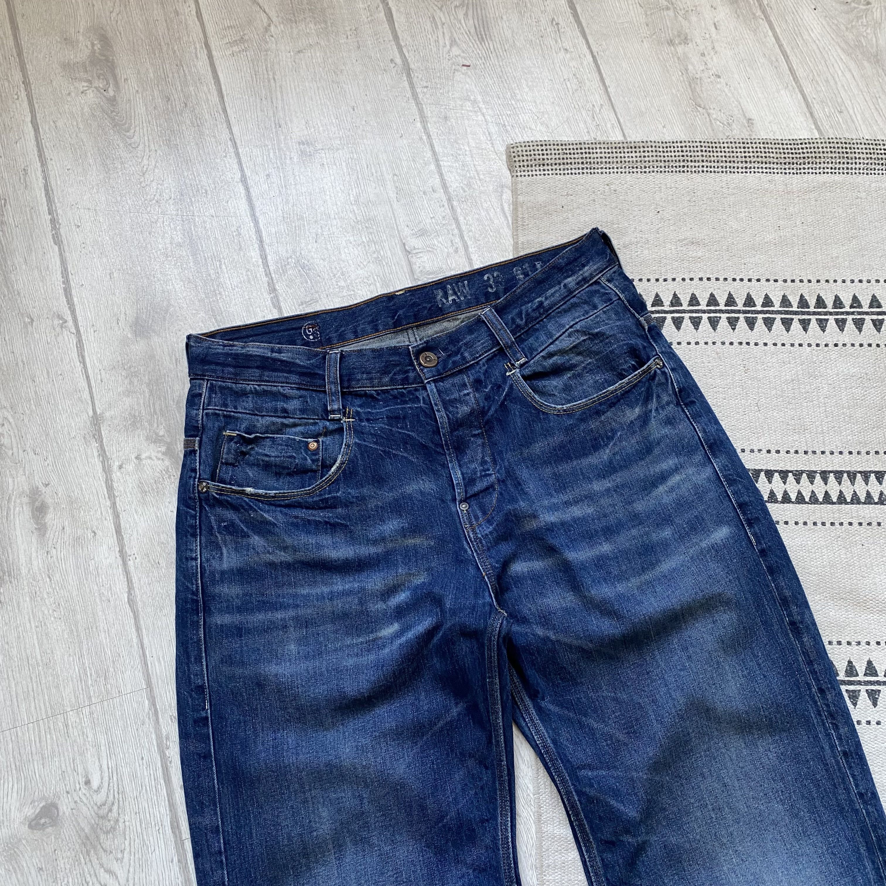 G-Star 👖 Vintage G-Star Raw denim jeans pants Y2K Size US 32 / EU 48 - 2 Thumbnail
