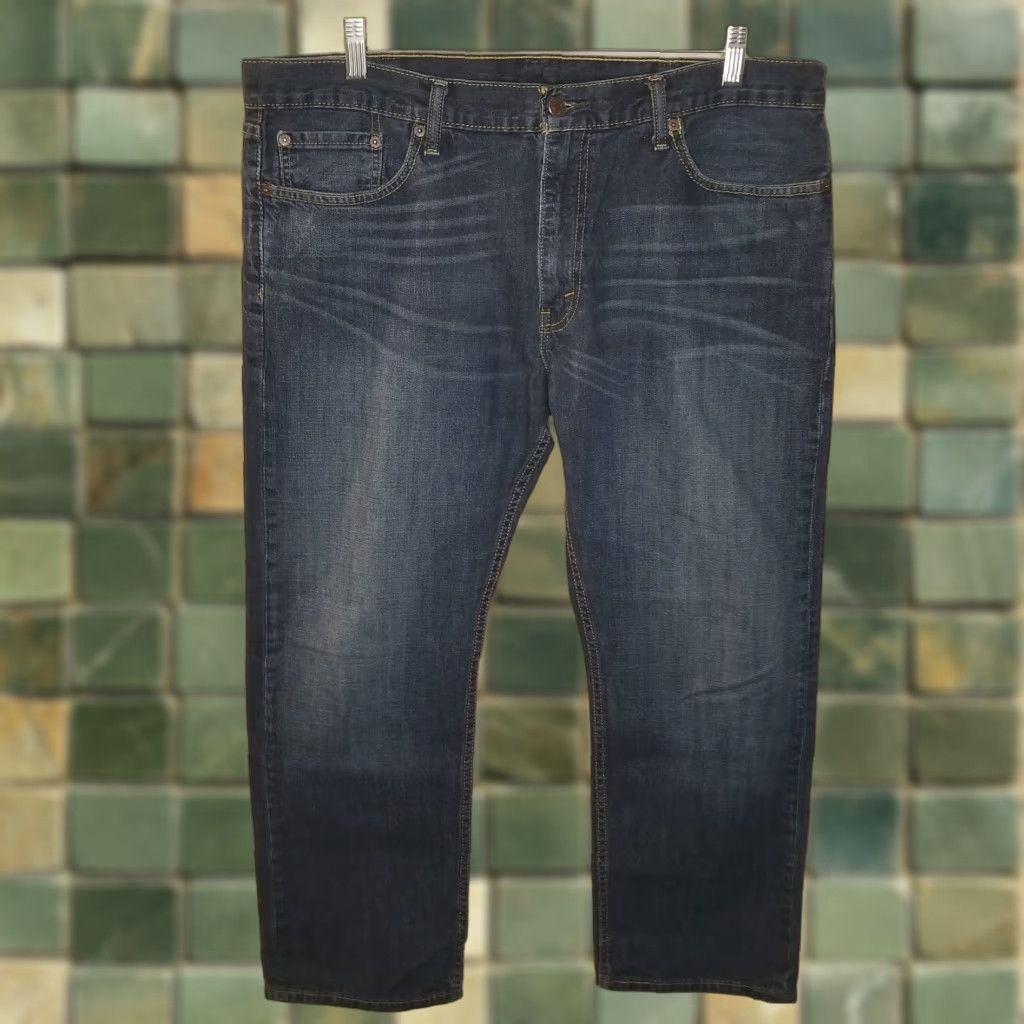 Levi's LEVI'S 514 Straight Jeans Men's Regular Blue Size 40x29 Size US 40 / EU 56 - 1 Thumbnail