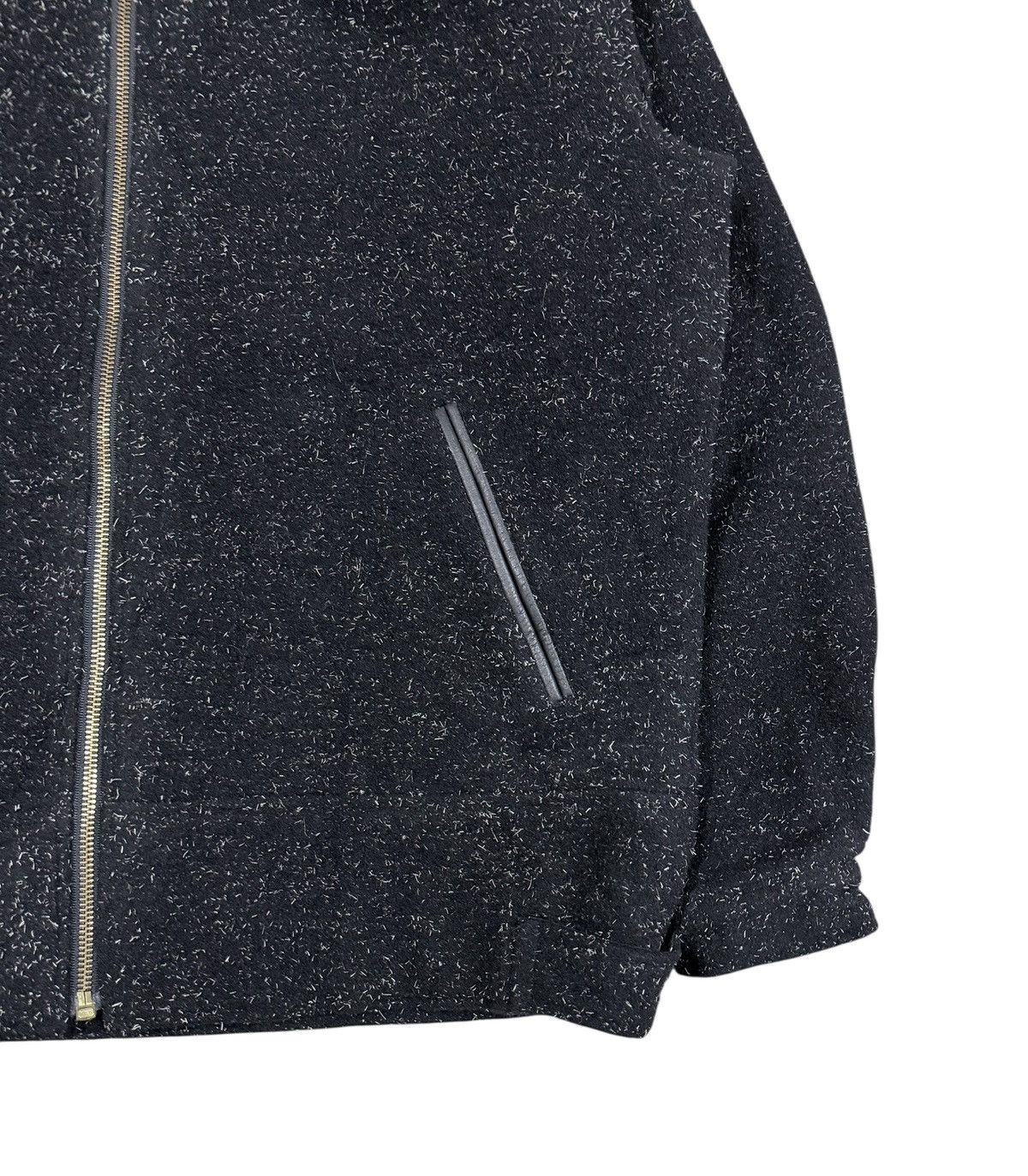 If Six Was Nine Btg🔥80’s Wool Alpaca Bomber Shawl Collar Zipper Jacket Size US L / EU 52-54 / 3 - 9 Thumbnail