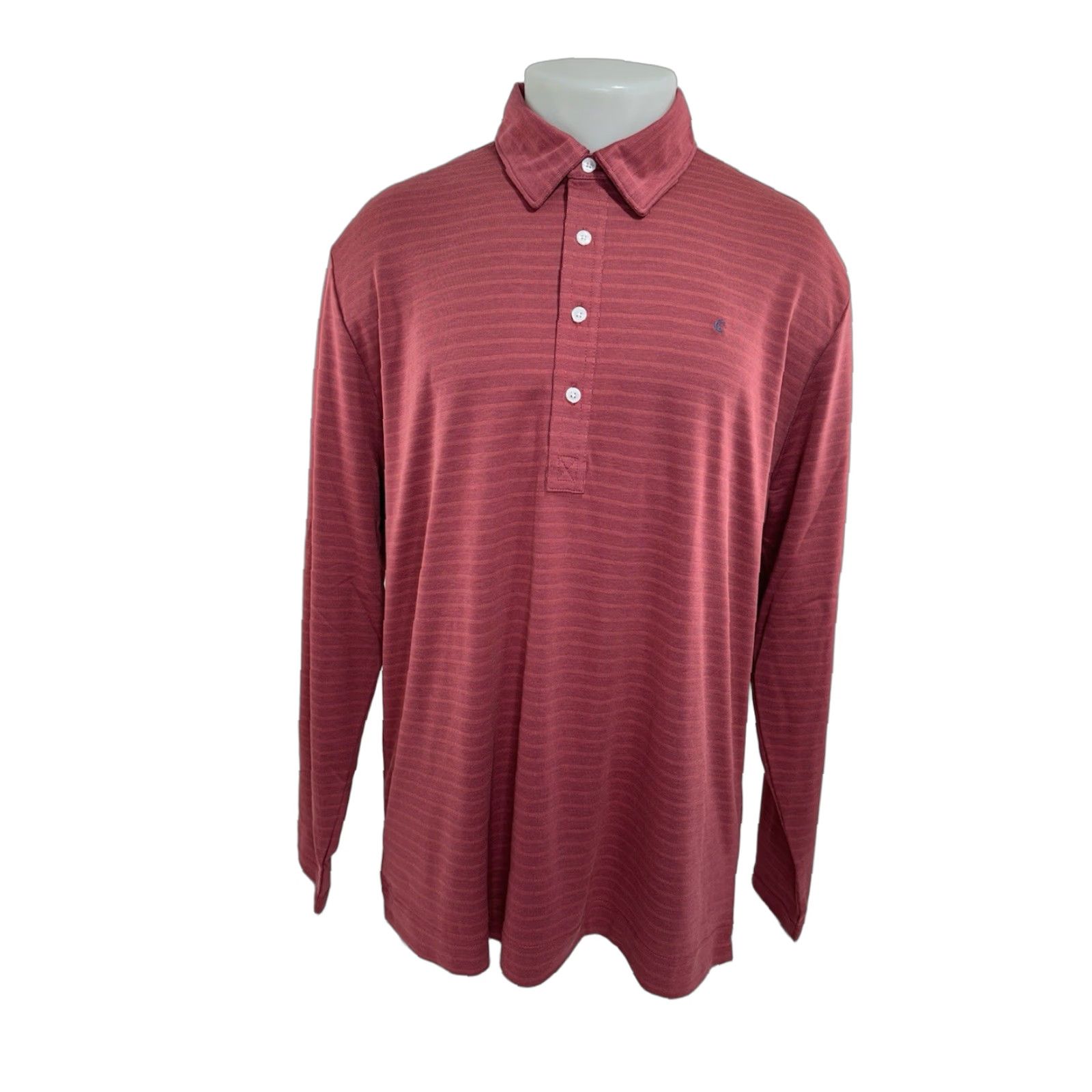 Logo 7 CRIQUET Rugby Shirt Polo XL Red Lightweight Embroidered Logo Stripe Striped Long Sleeve Shirt Men XS? Size US XL / EU 56 / 4 - 1 Thumbnail
