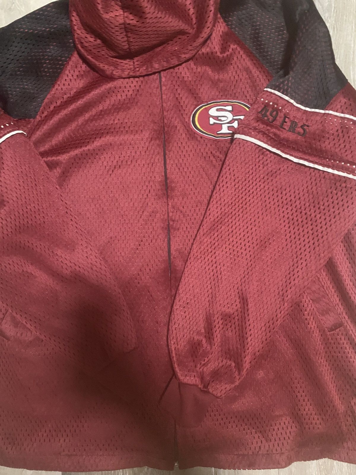 Unknown London Vintage 49ers Jacket (Turns Into Jersey) – Embroidered Size US XXL / EU 58 / 5 - 7 Thumbnail