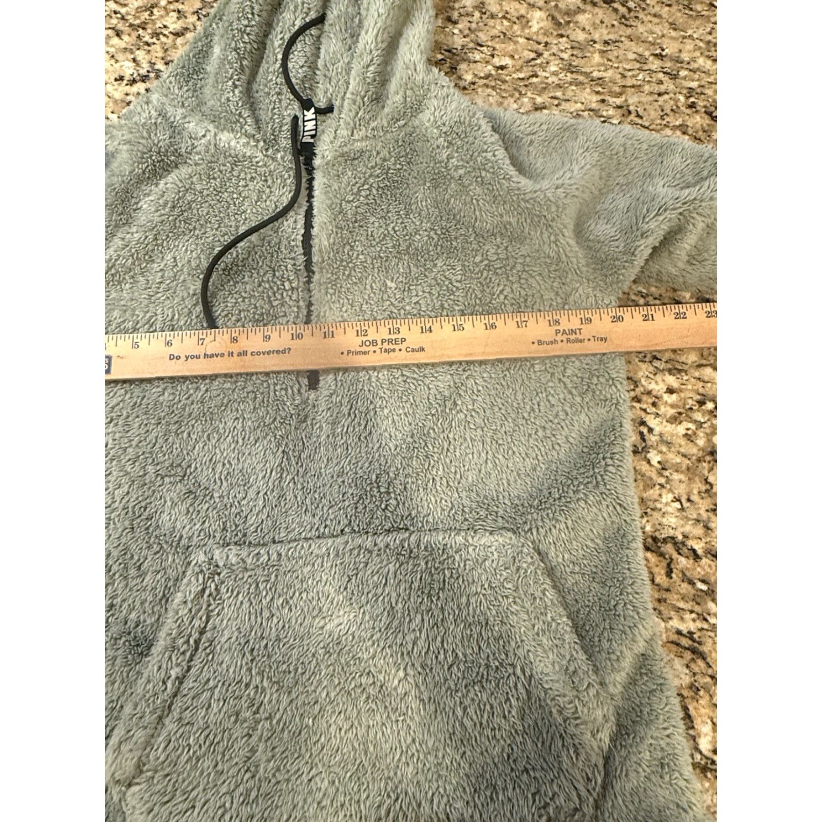 Victoria's Secret PINK by Victoria’s Secret Hoodie XS Green Half Zip Pullover Sherpa Fur Hooded Pullover Womens XS Size XS / US 0-2 / IT 36-38 - 4 Thumbnail
