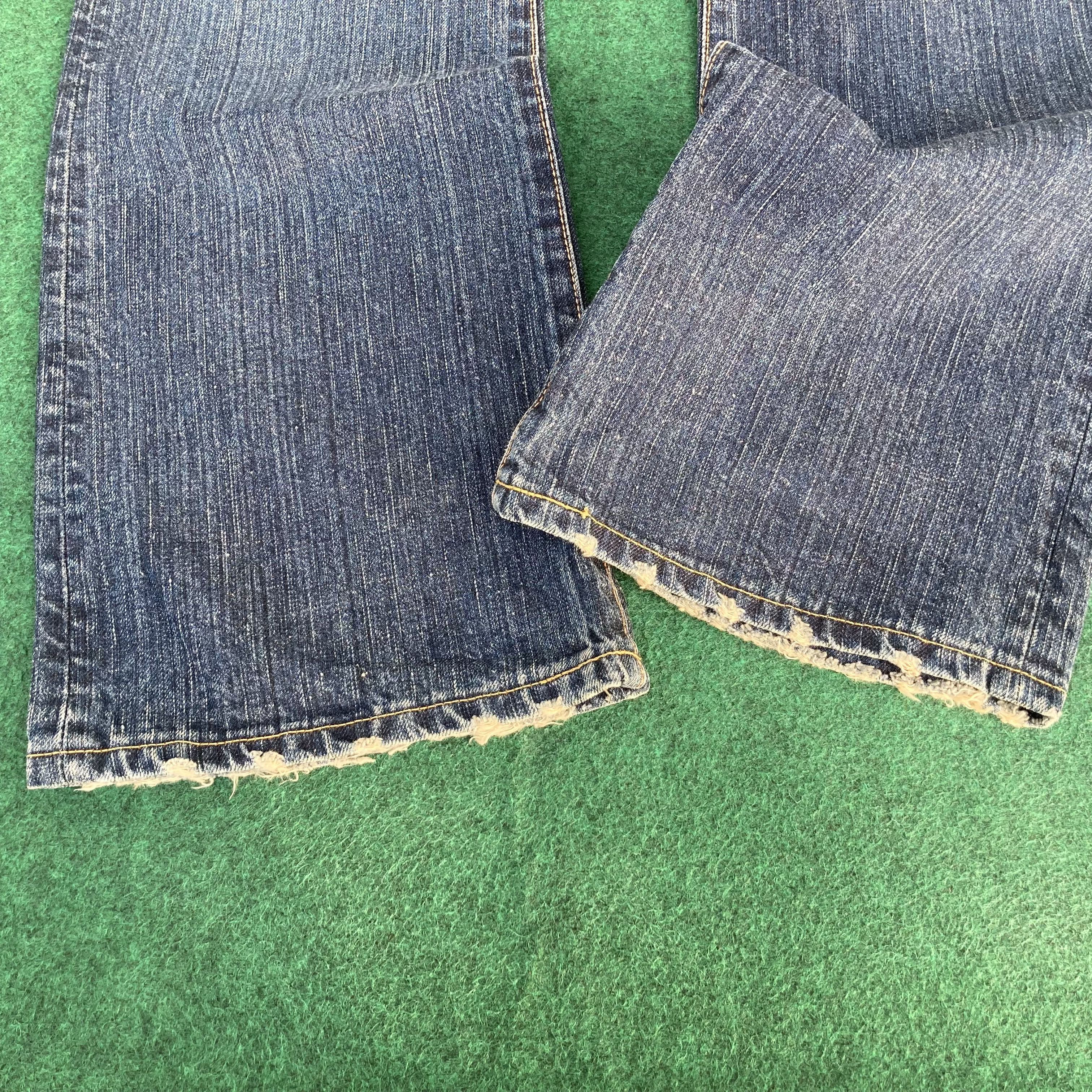 Edwin × Japanese Brand × Vintage Vtg Edwin 511R Faded Flared Denim Bootcut Jeans Size US 35 - 8 Thumbnail