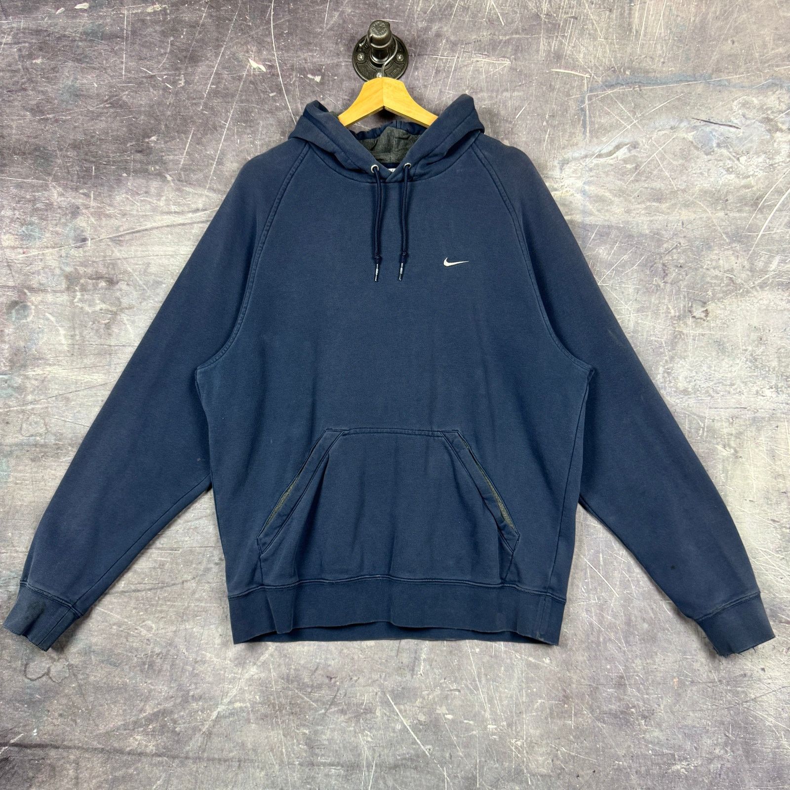 Nike × Streetwear × Vintage Vintage Nike Y2K Zip Up Faded Hoodie 