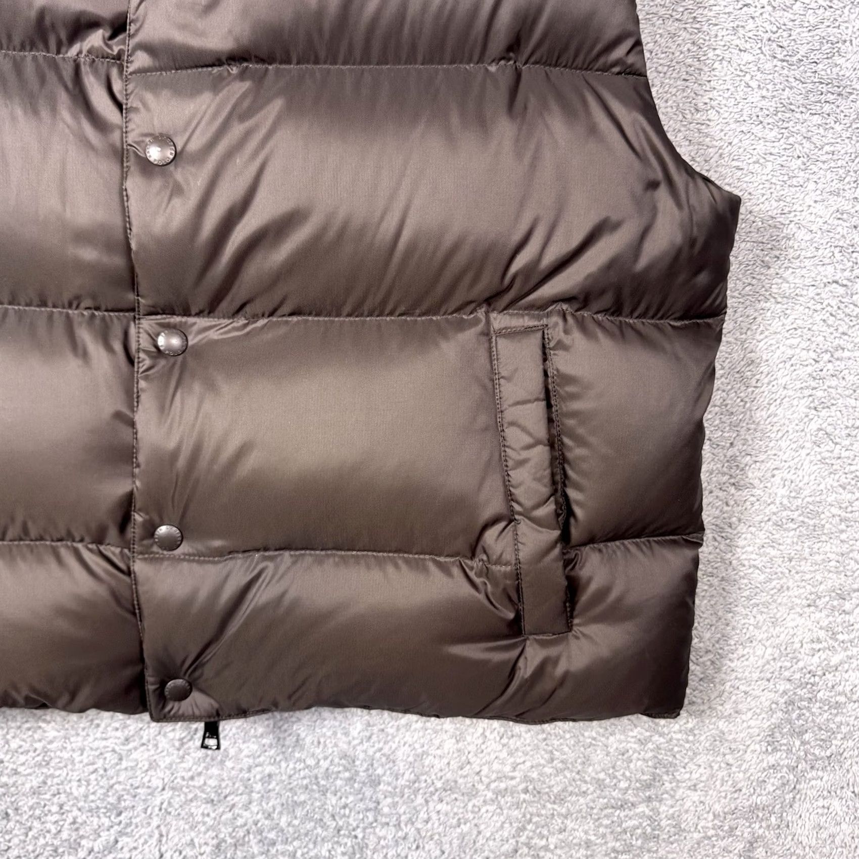 Polo Ralph Lauren VINTAGE Polo Ralph Lauren Down Vest Men L Full Zip Snap Puffer Quilted Brown 90s Size US L / EU 52-54 / 3 - 3 Thumbnail