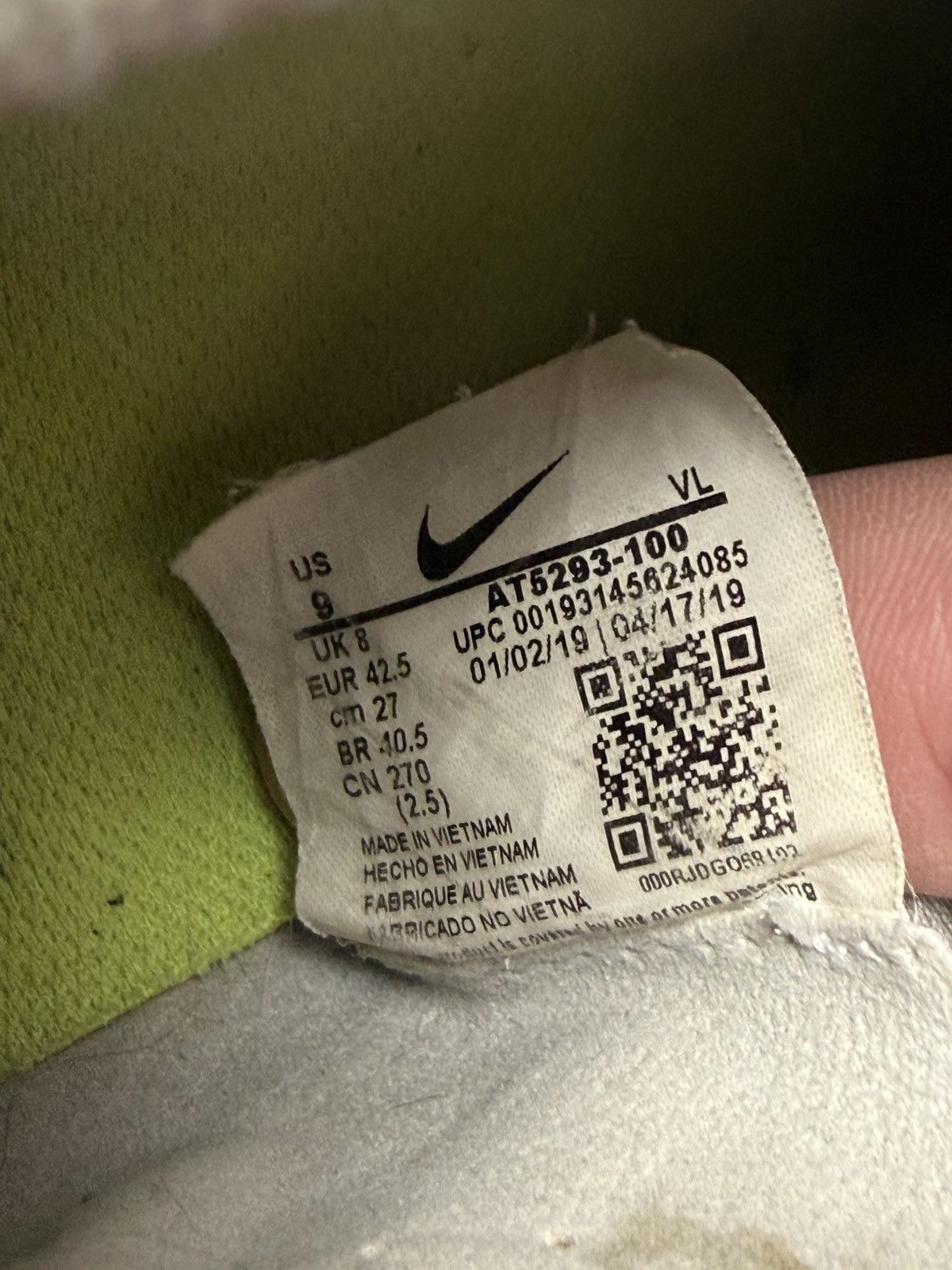 Nike Nike Tiempo Legend 8 Elite FG US9 UK8 EUR42.5 AT5293-100 Size US 9 / EU 42 - 16 Thumbnail