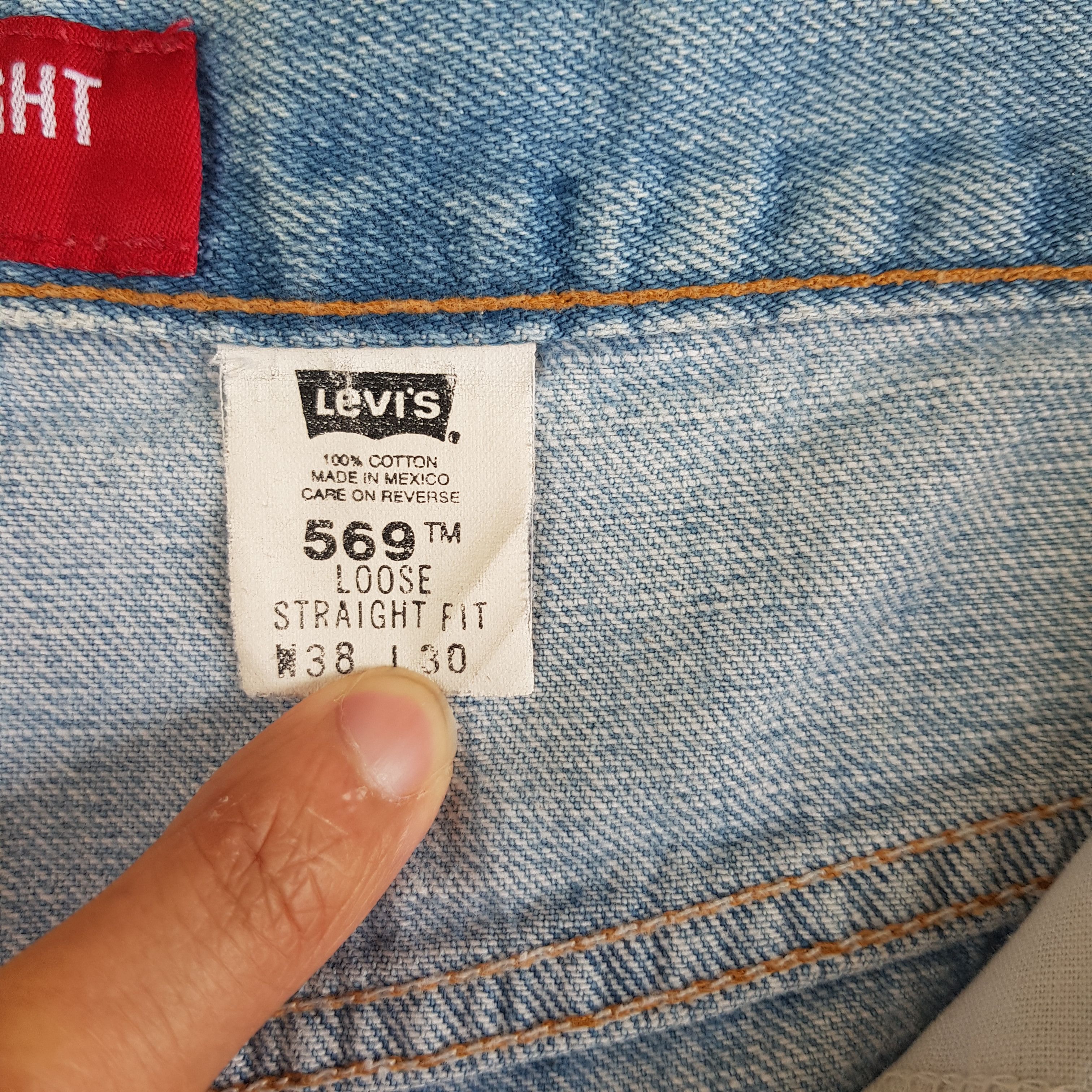 Levi's Levis Released Hem Baggy Jeans Levi's Light Wash Denim Size US 36 / EU 52 - 7 Thumbnail