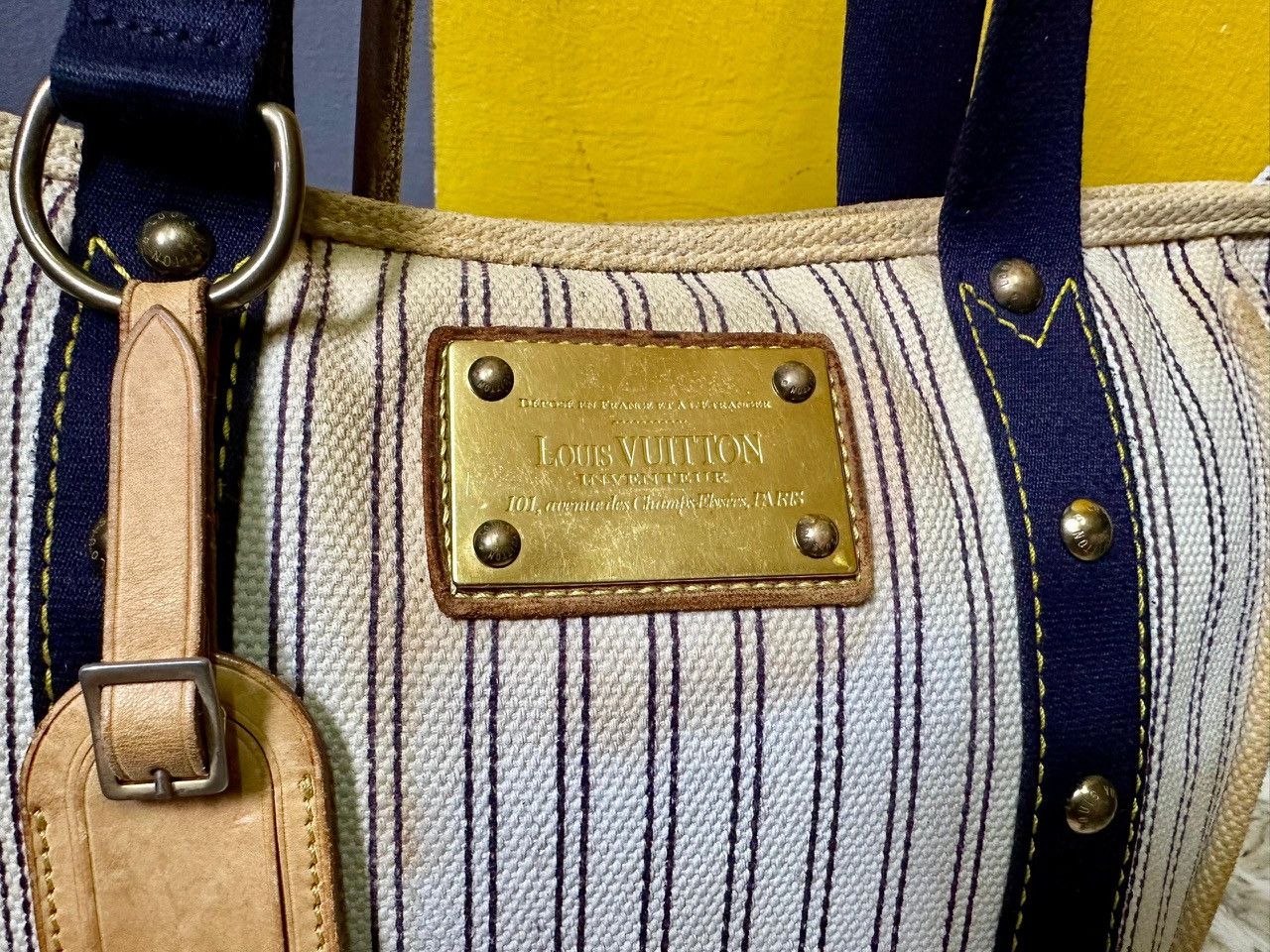 Louis Vuitton Authentic Louis Vuitton Antigua Cabas MM Tote Bag Size ONE SIZE - 11 Thumbnail