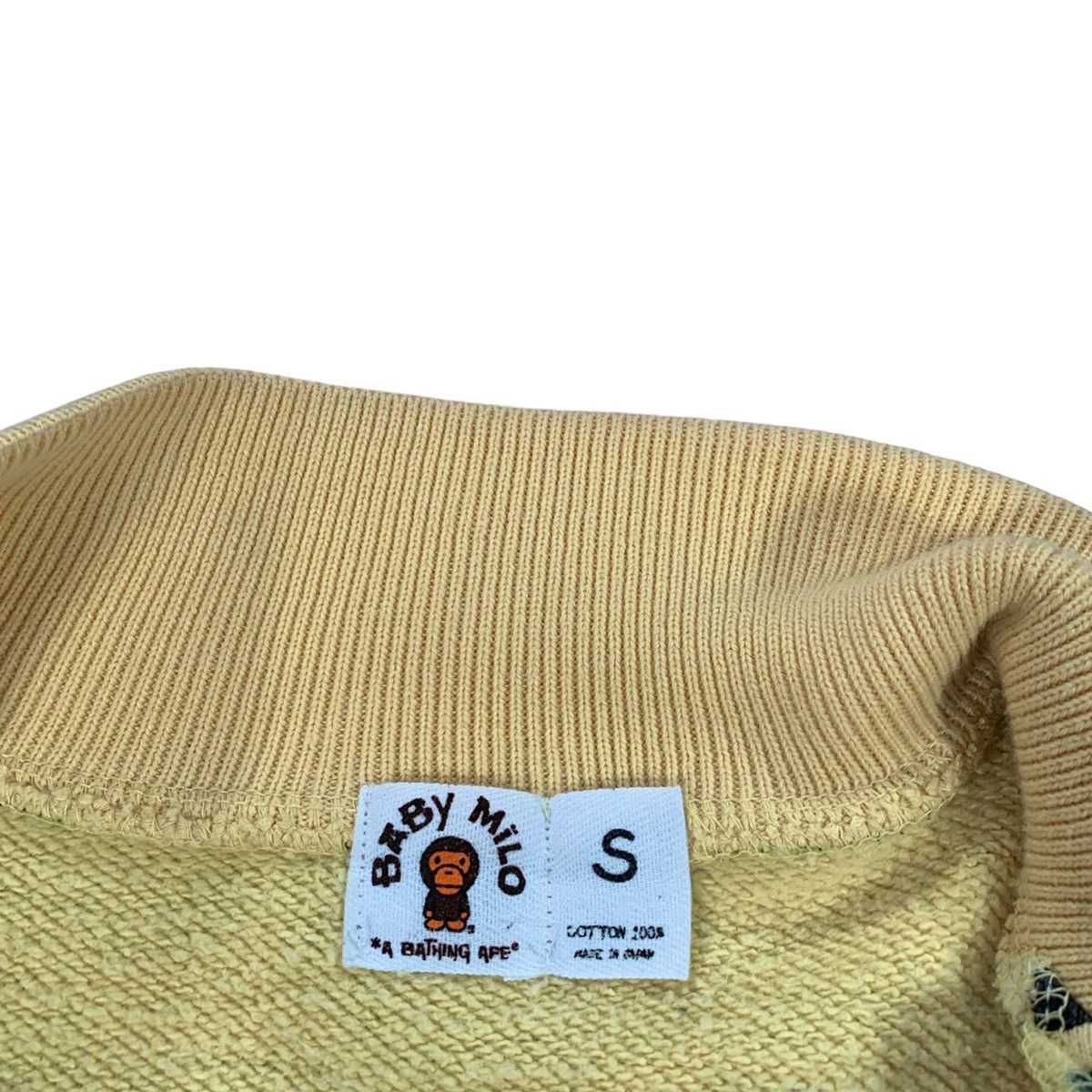 Bape VTG A Bathing Ape Bape Baby Milo Yellow Green Camo Jacket Size US S / EU 44-46 / 1 - 8 Thumbnail